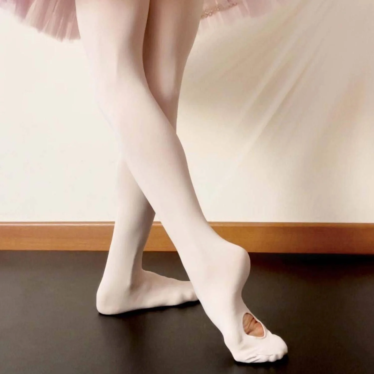 120 Denier Convertible Dance Tights - Pink - Image 23