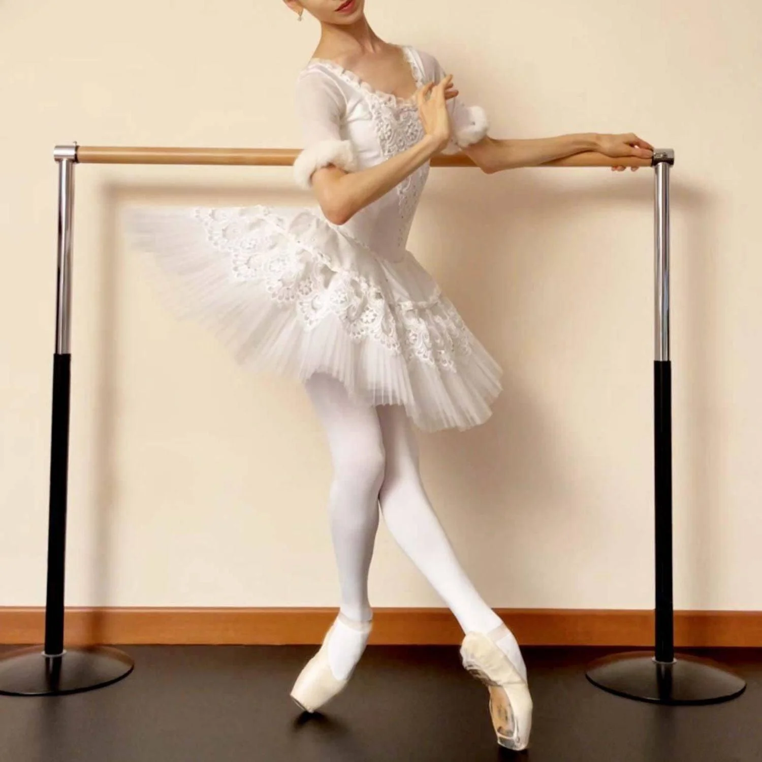 Convertible Dance Tights - White - Image 13