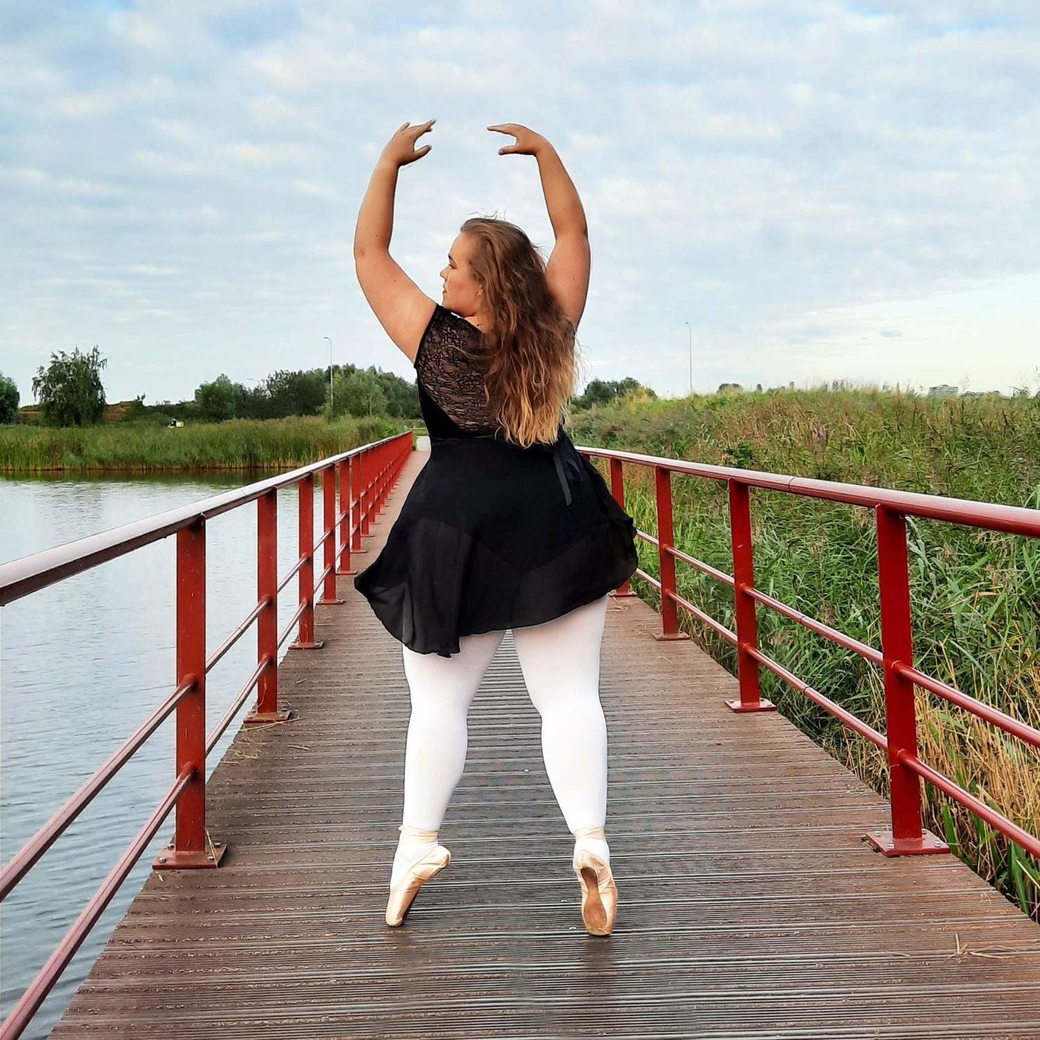 Convertible Dance Tights - White - Image 26