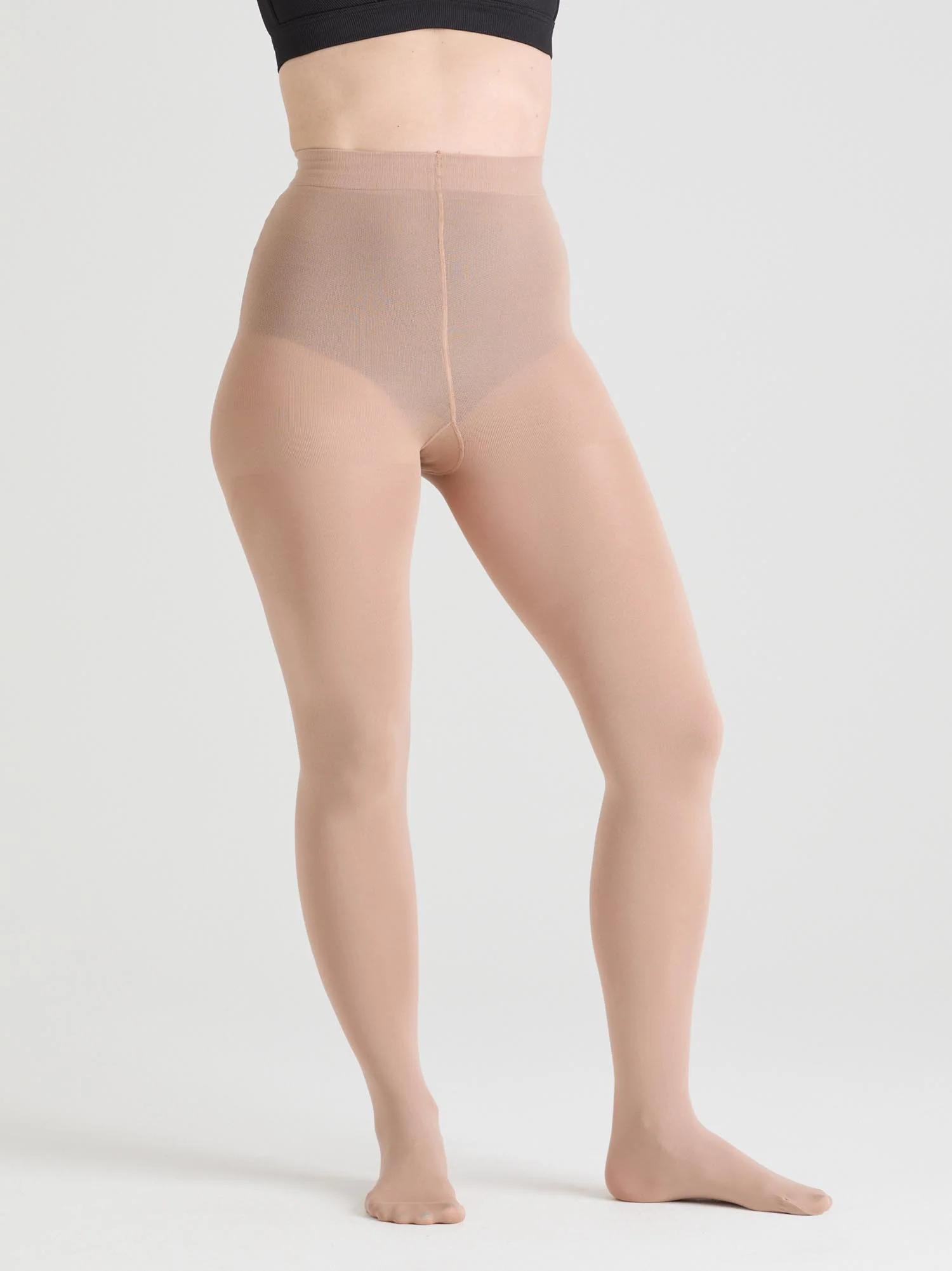 120 Denier Super-Opaque Tights - Builder's Tea - Image 10
