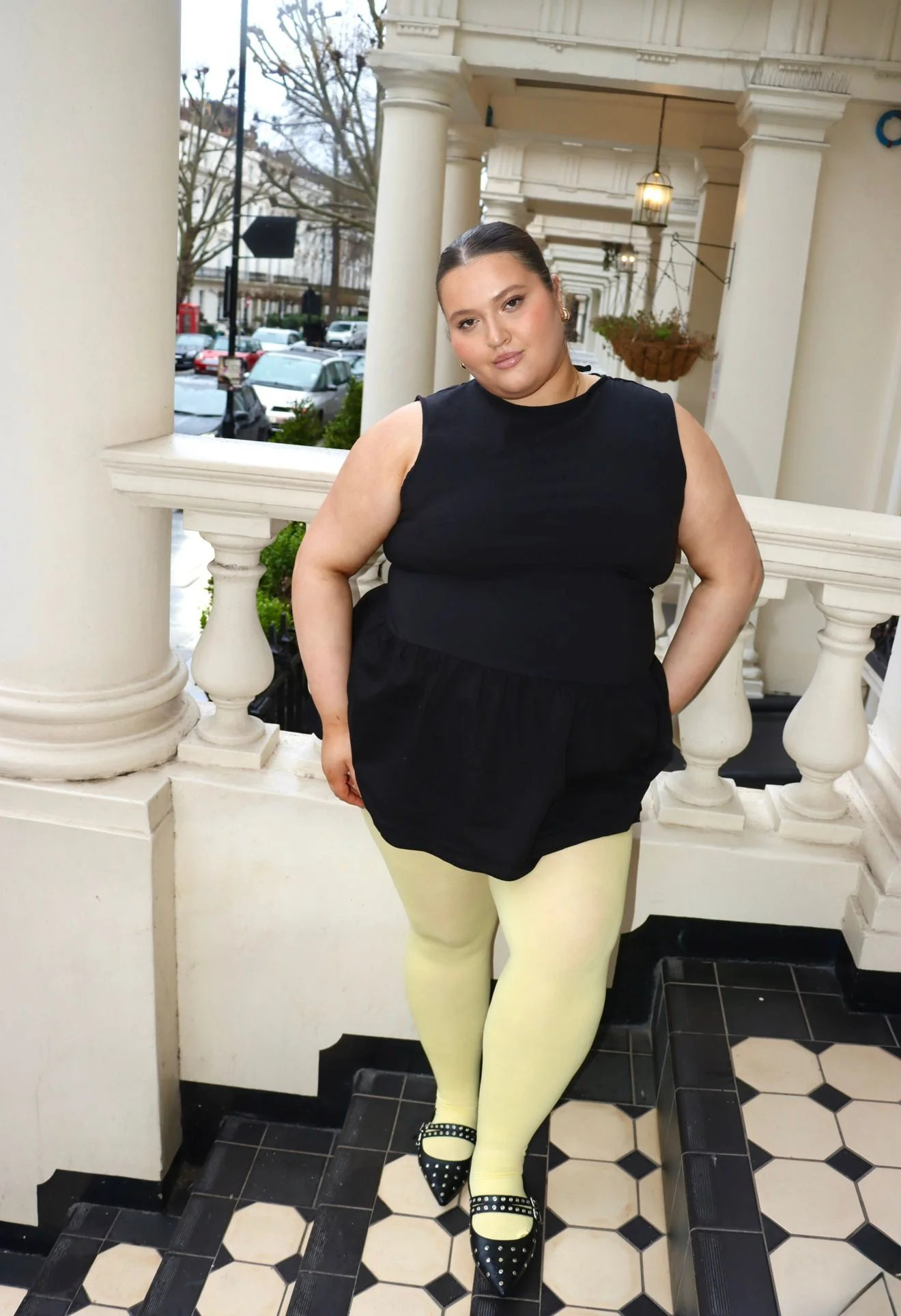 120 Denier Super-Opaque Tights - Butter - Image 13