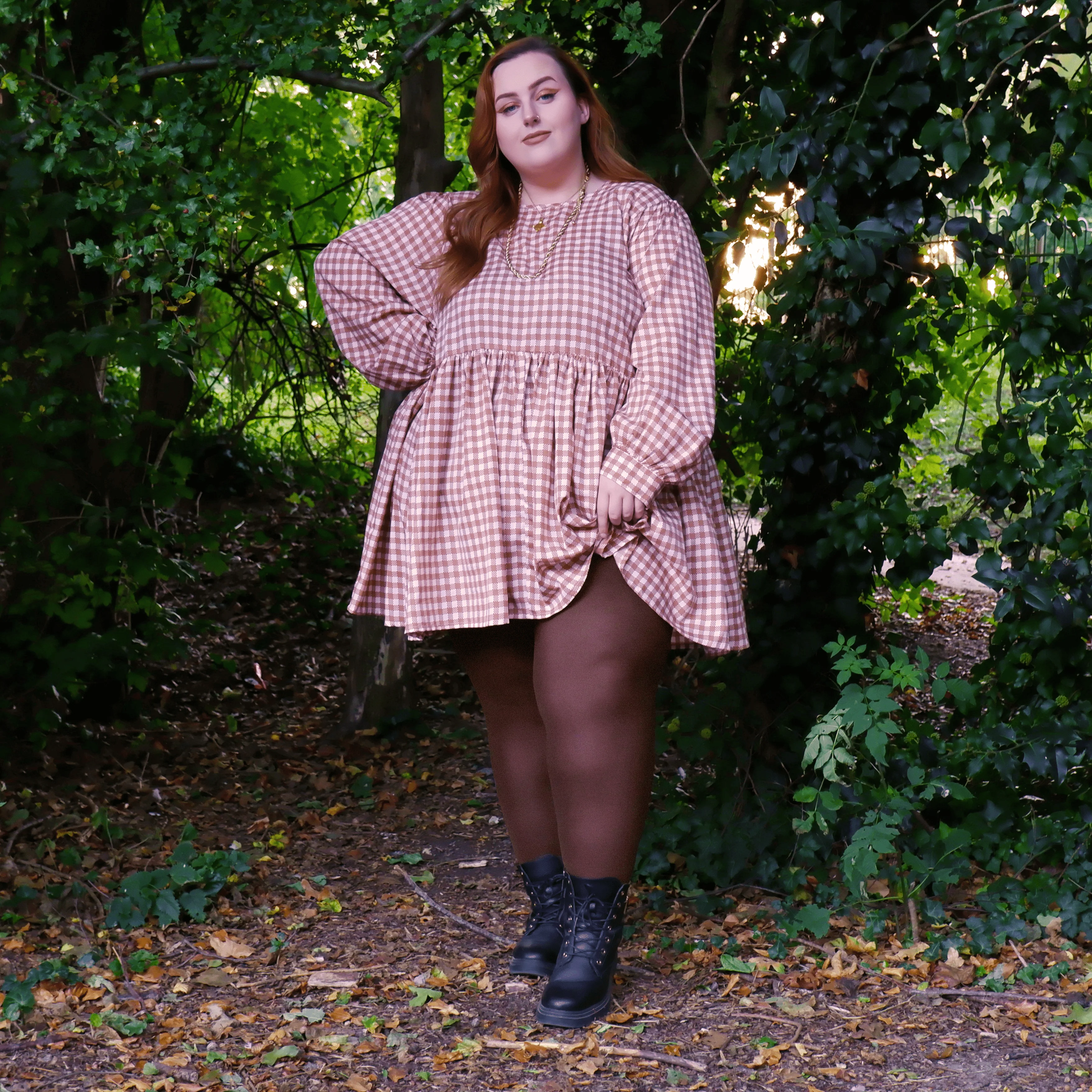 120 Denier Super-Opaque Tights - Hot Chocolate - Image 4