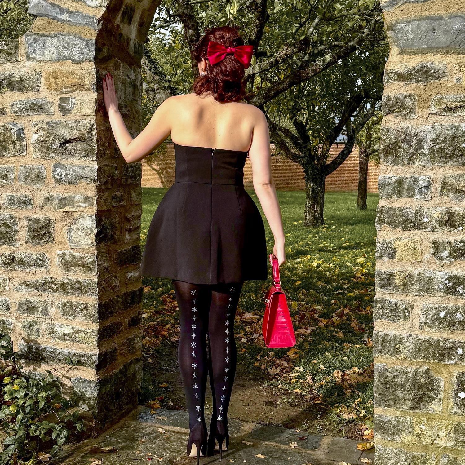 80 Denier Opaque Tights - Starlight Seam - Image 9