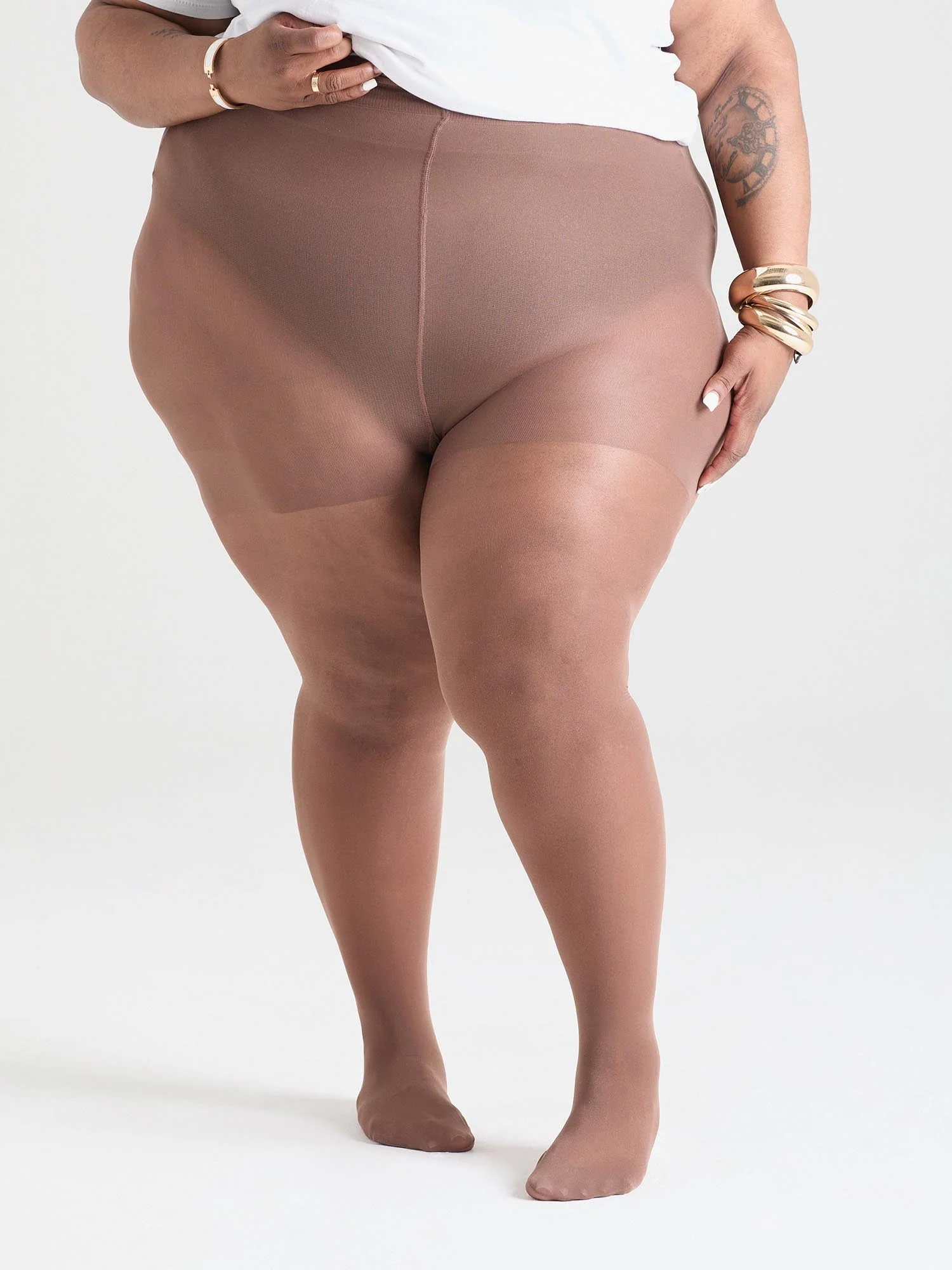 30 Denier Sheer Halo Tights - Divine - Image 13