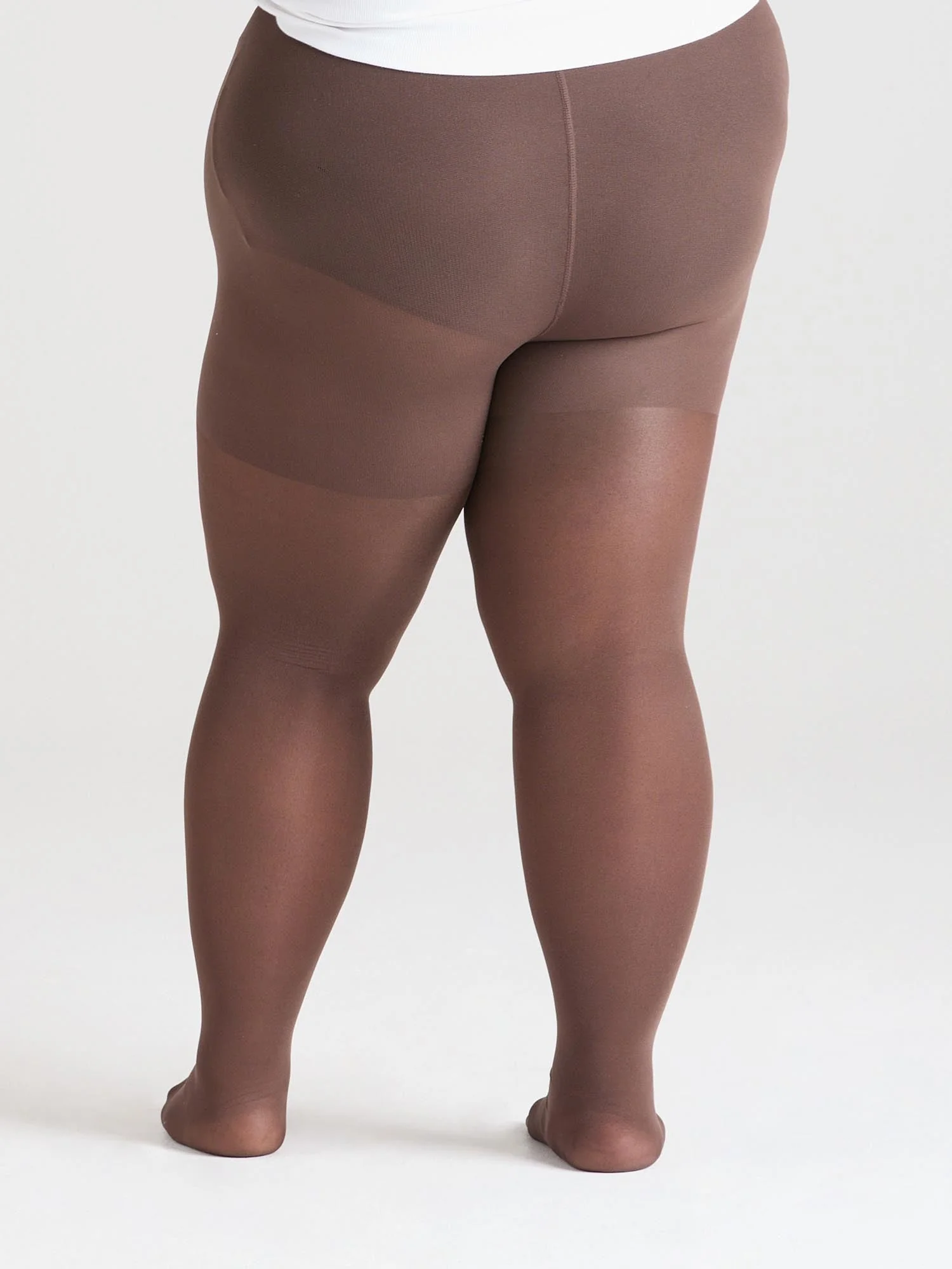 30 Denier Sheer Halo Tights - Praline - Image 17
