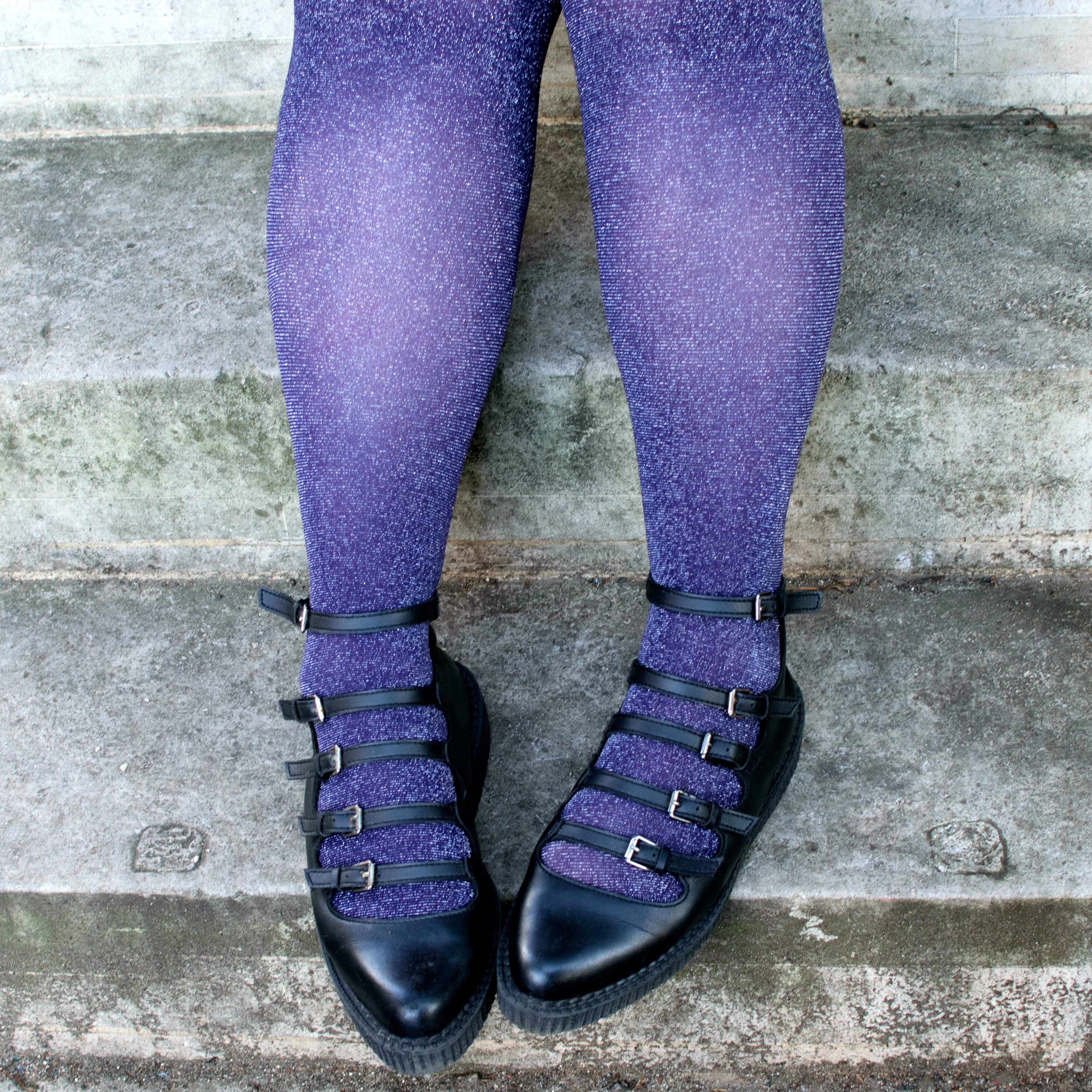 Lux Sparkle Tights - Amethyst - Image 10