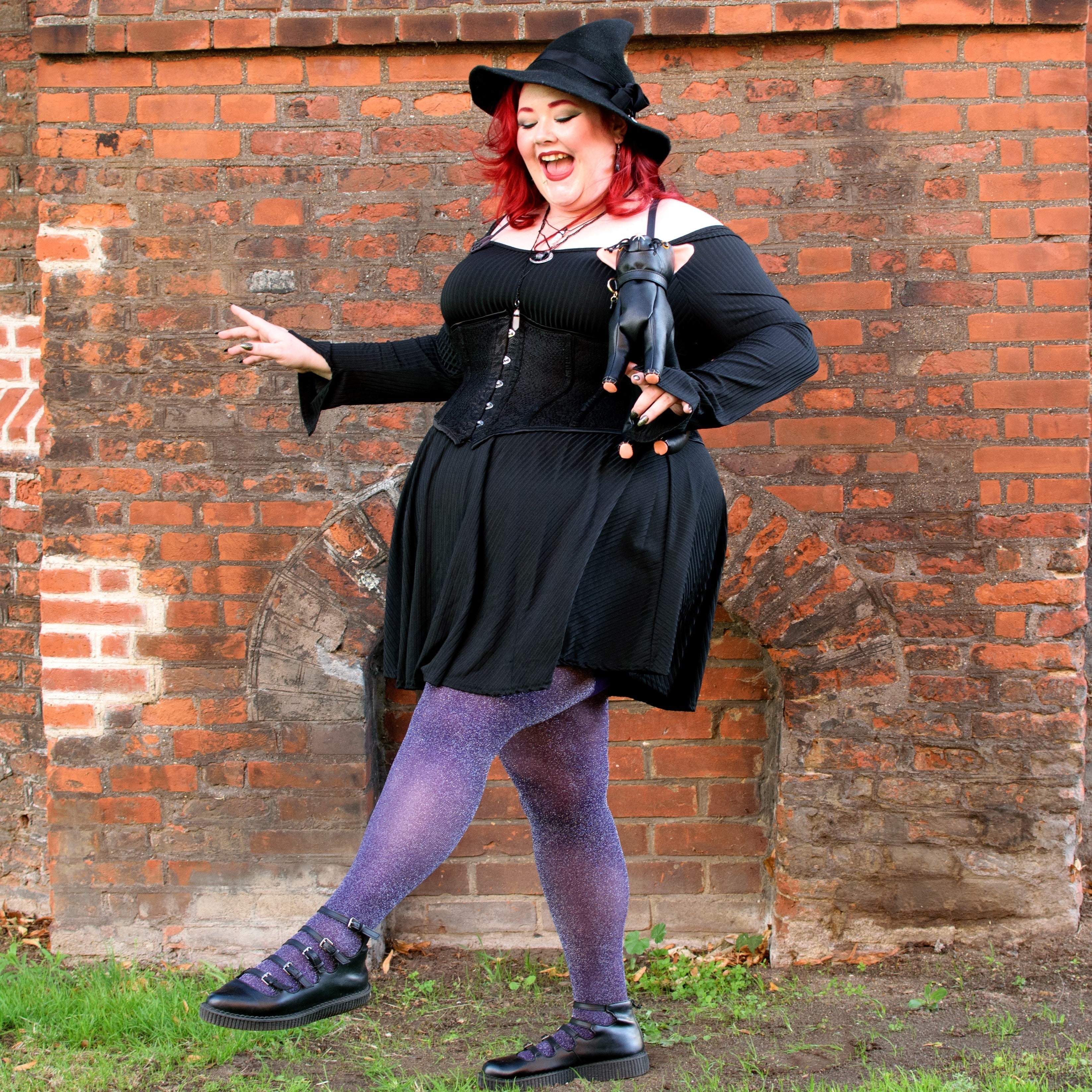 Lux Sparkle Tights - Amethyst - Image 6