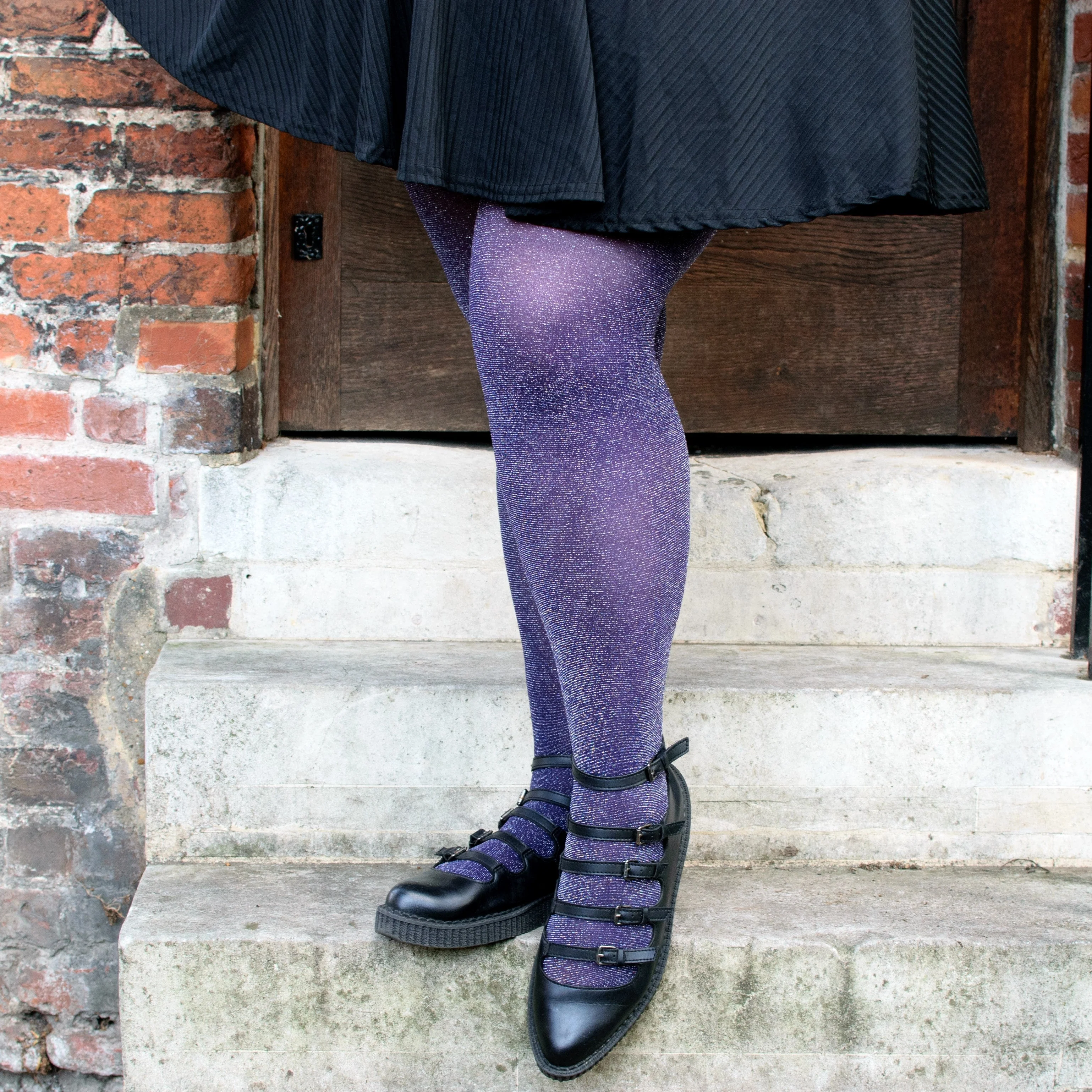 Lux Sparkle Tights - Amethyst - Image 8