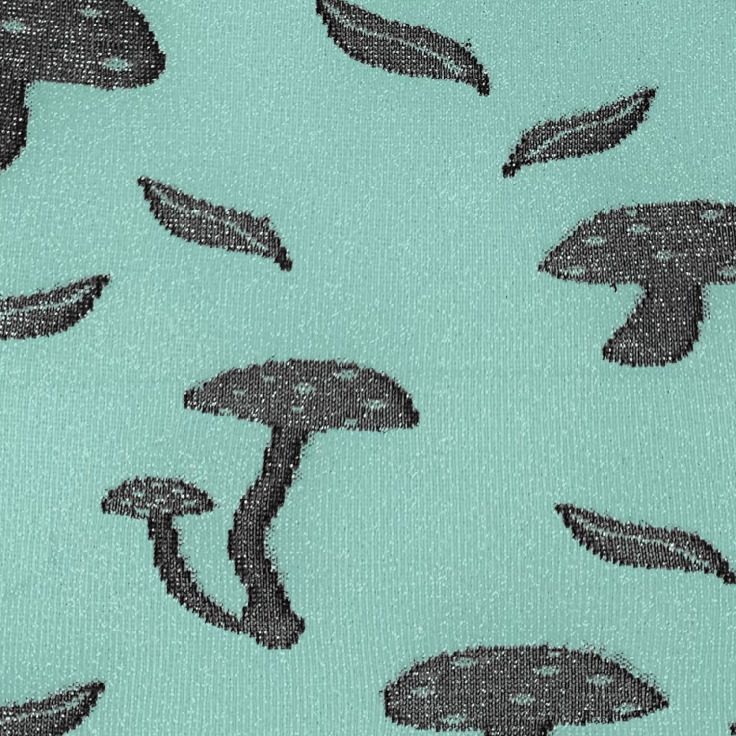 80 Denier Opaque Tights - Deathcap Mushrooms - Image 8