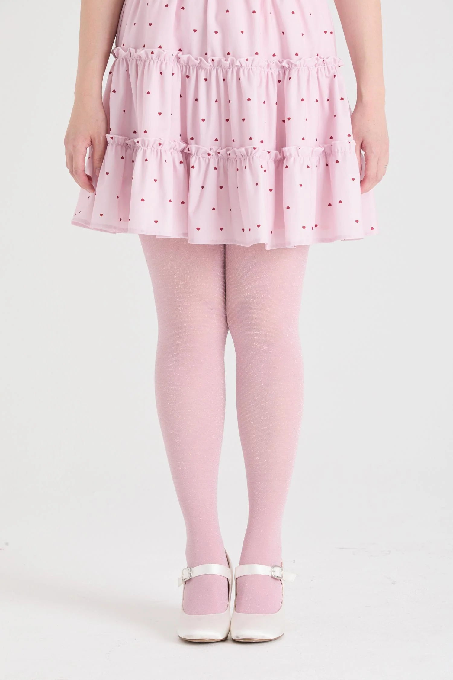 Lux Sparkle Tights - Rose Quartz - Image 10