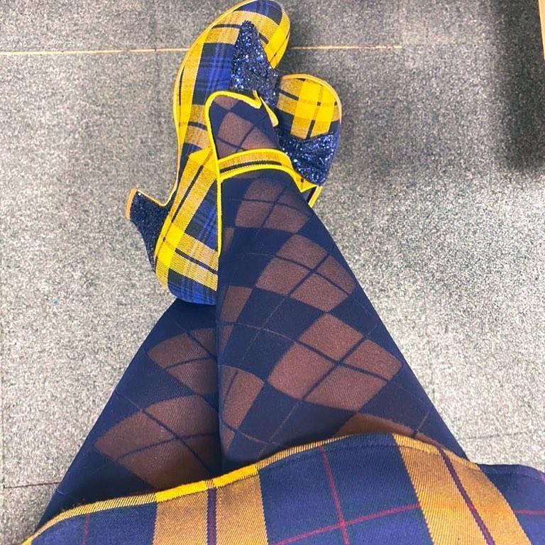 Diamond Tights - Navy - Image 19