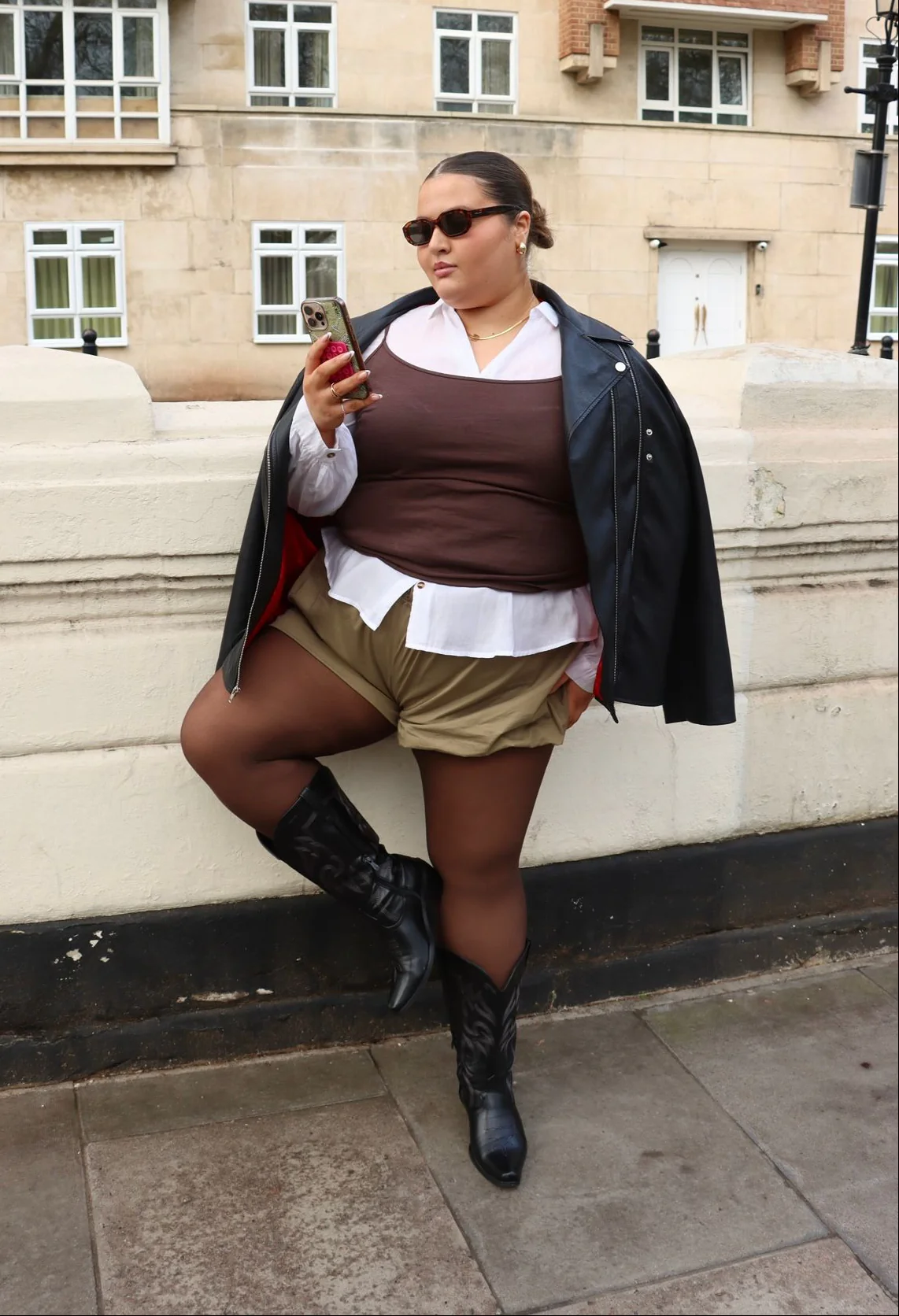 50 Denier Semi-Opaque Tights - Hot Chocolate - Image 12