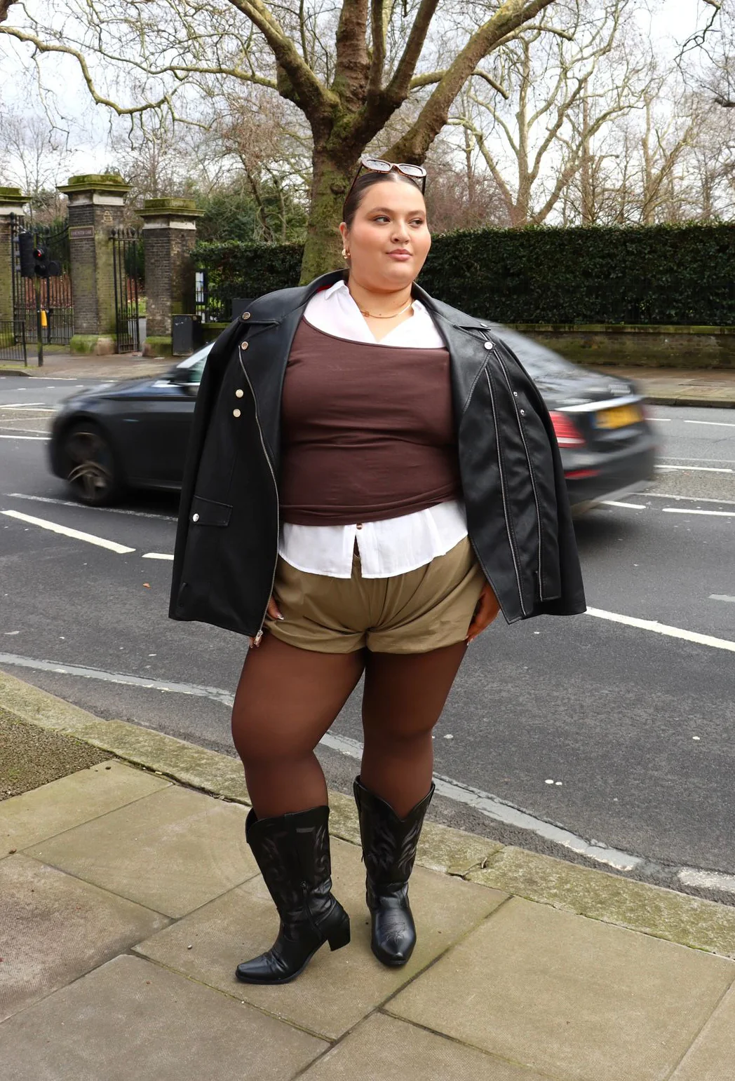 50 Denier Semi-Opaque Tights - Hot Chocolate - Image 9