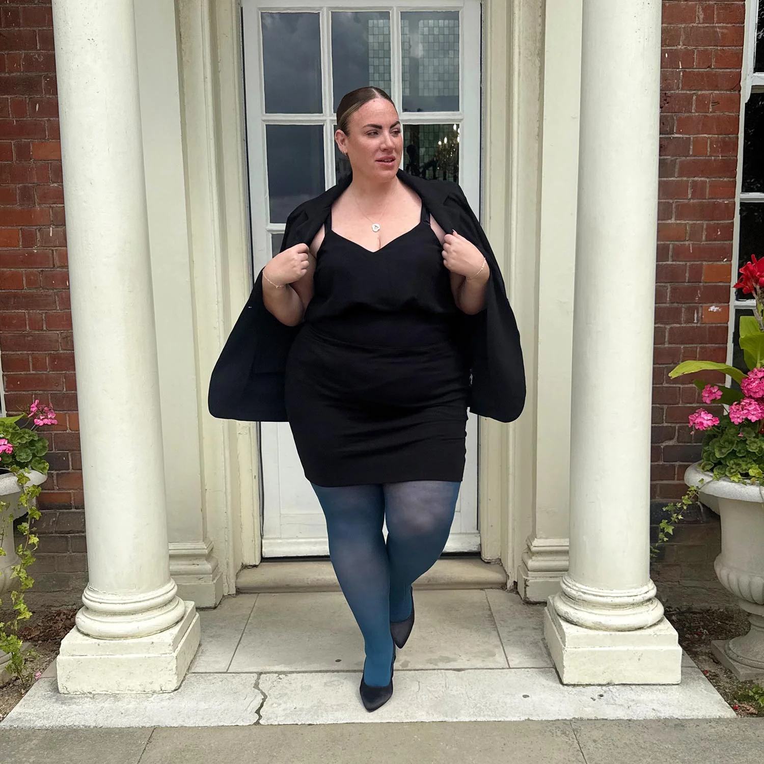 50 Denier Semi-Opaque Tights - Bone China - Image 7