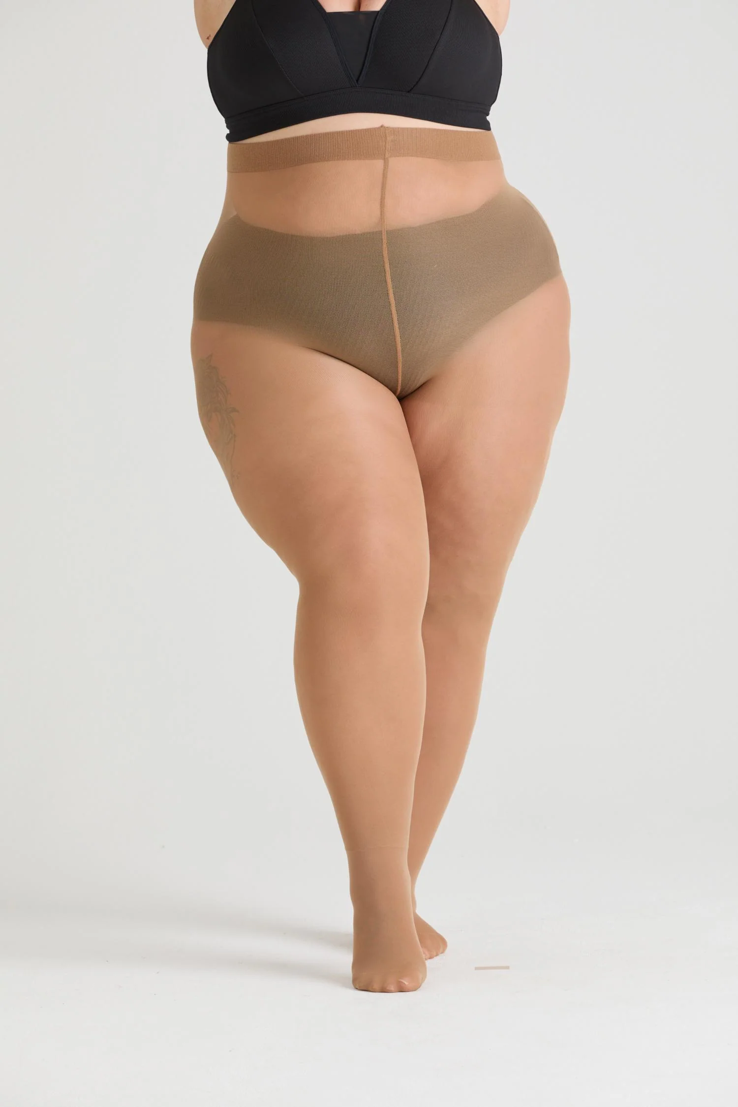 50 Denier Semi-Opaque Tights - Caramel Latte - Image 5