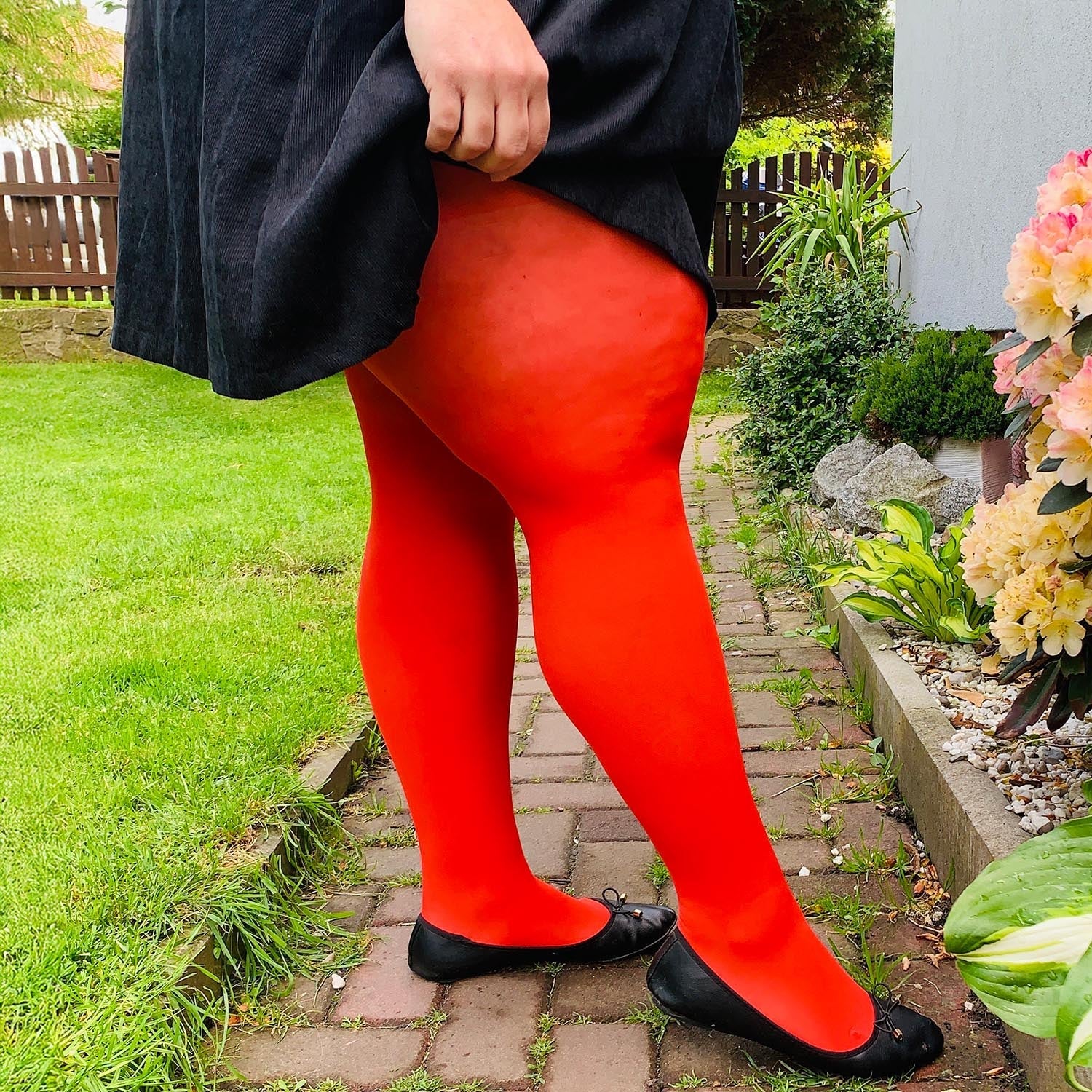50 Denier Semi-Opaque Tights - Sangria - Image 6