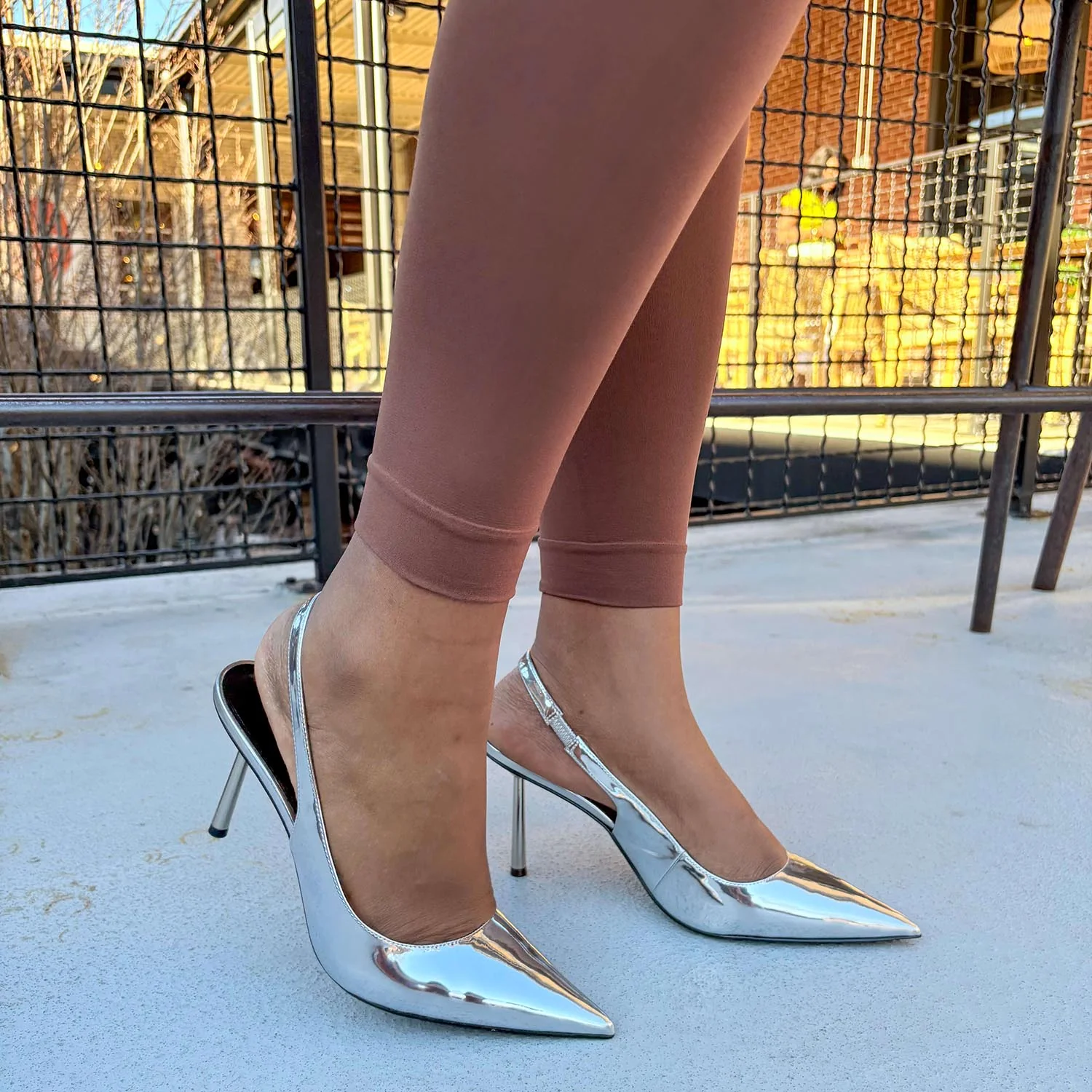 80 Denier Footless Tights - Divine - Image 2