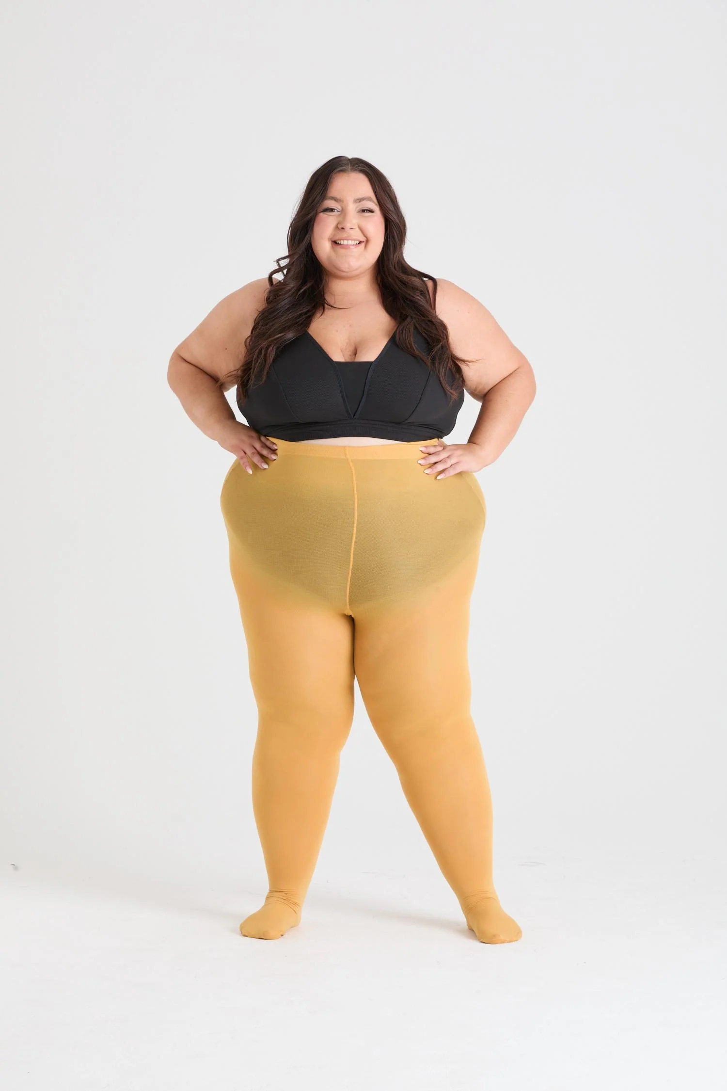 80 Denier Opaque Tights - Colonel Mustard - Image 16