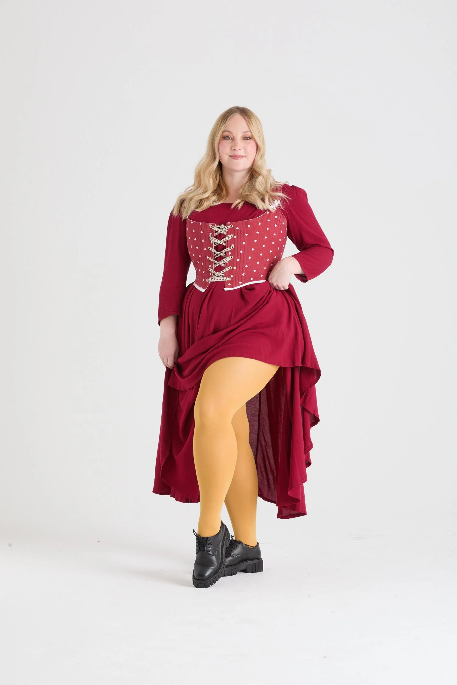 80 Denier Opaque Tights - Colonel Mustard - Image 7