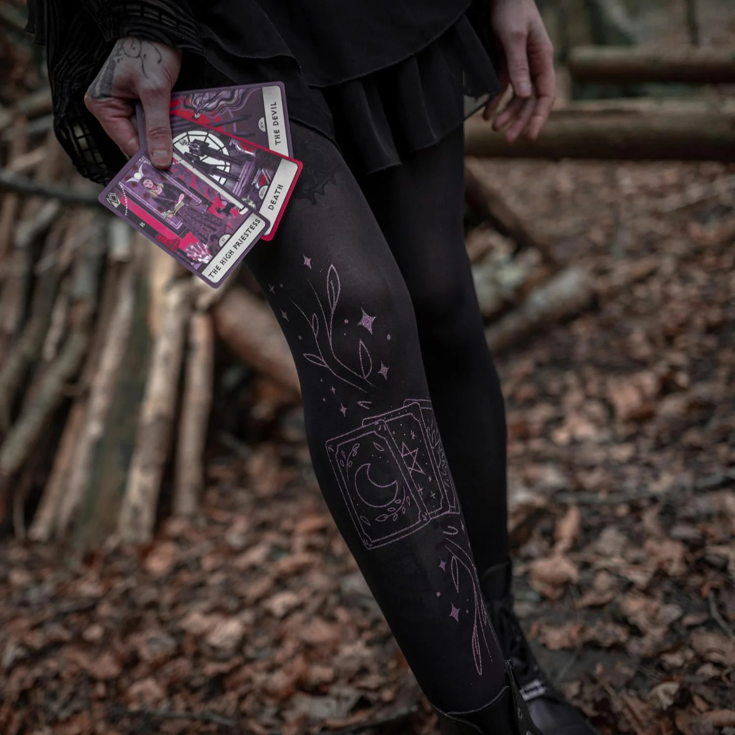 80 Denier Opaque Tights - Tarot - Image 5