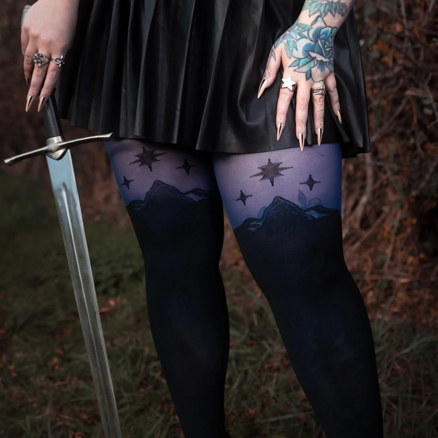 ACOTAR Tights - Bow Before No One - Image 13