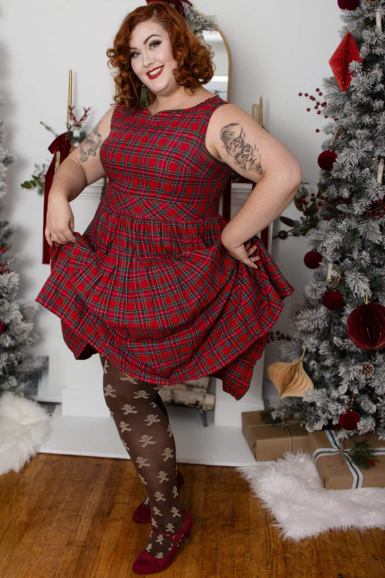 120 Denier Tights - Can't Catch Me - Hot Chocolate - Image 14