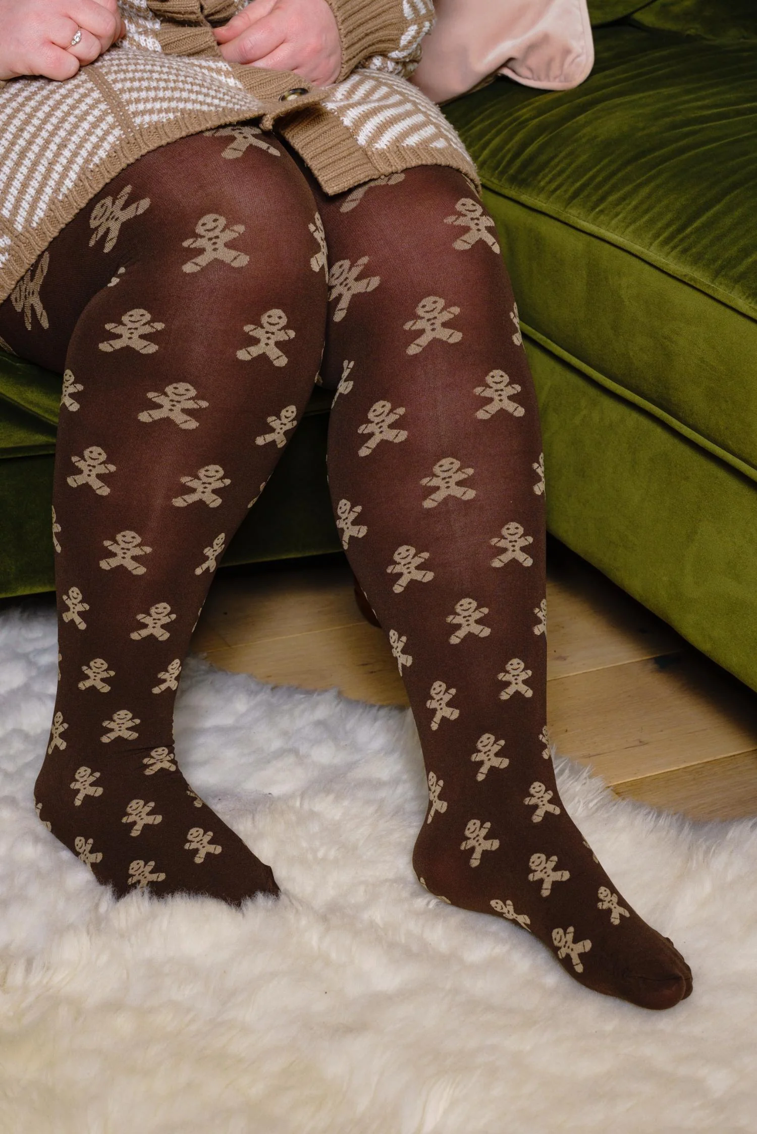 120 Denier Tights - Can't Catch Me - Hot Chocolate - Image 8