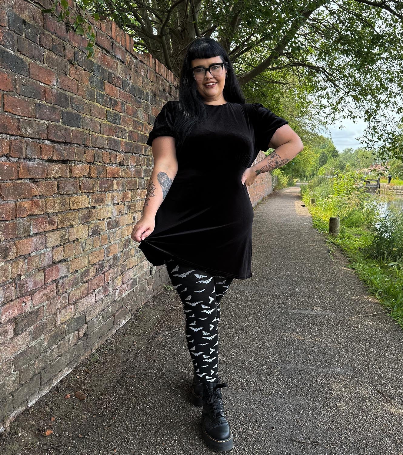 80 Denier Opaque Tights - Dark Night - Image 13
