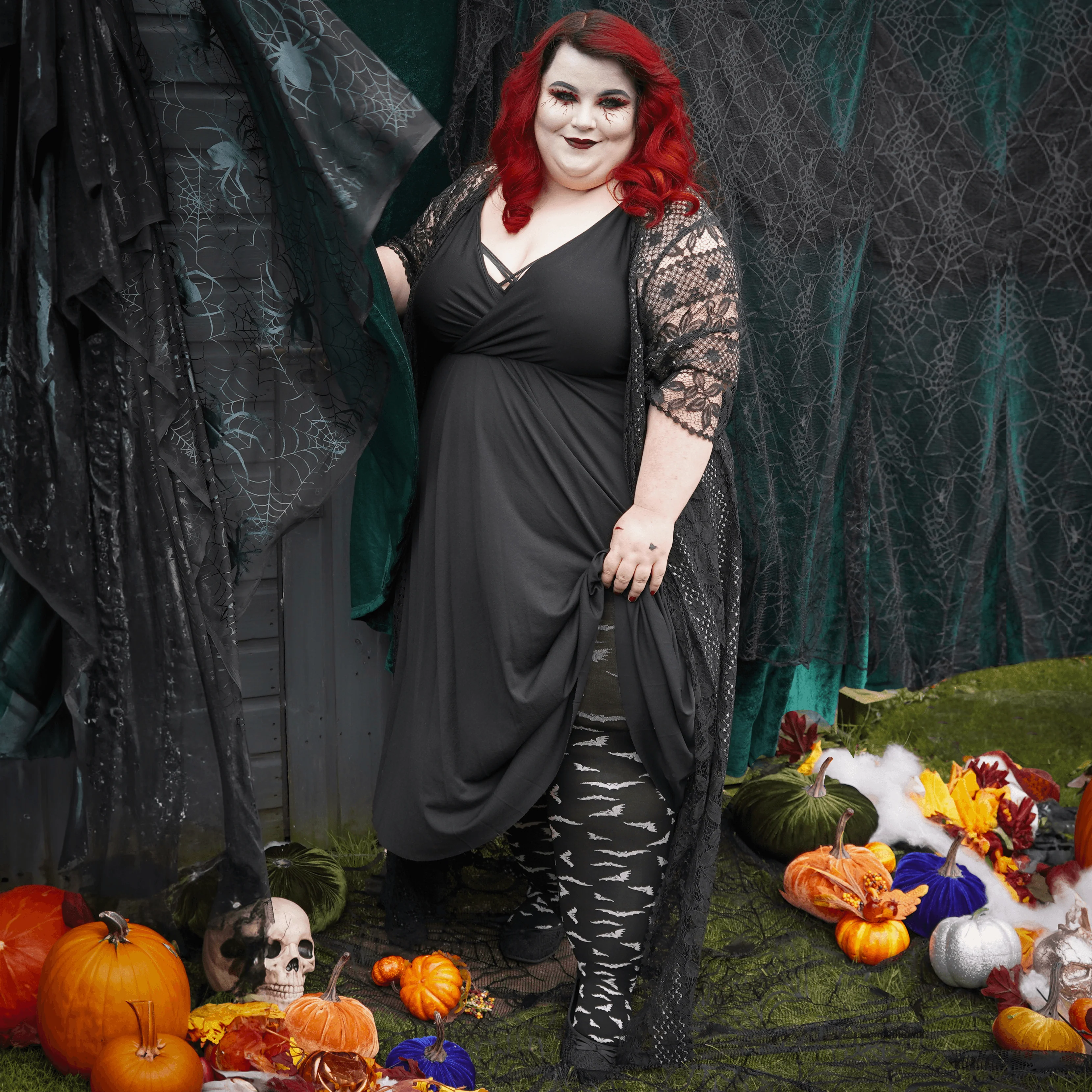 80 Denier Opaque Tights - Dark Night - Image 15