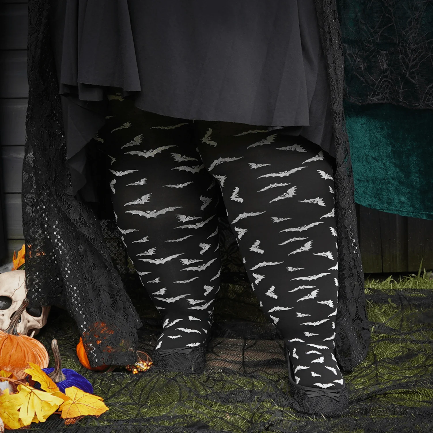 80 Denier Opaque Tights - Dark Night - Image 7