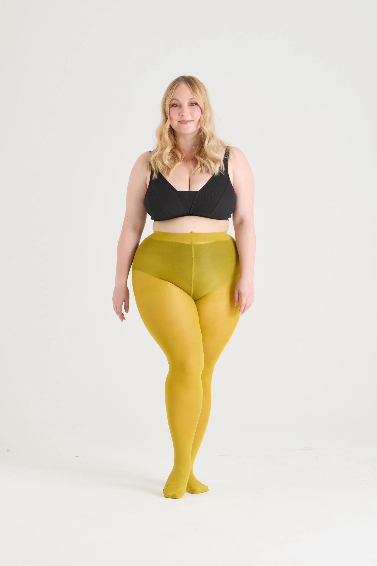 80 Denier Opaque Tights - Dijon - Image 5