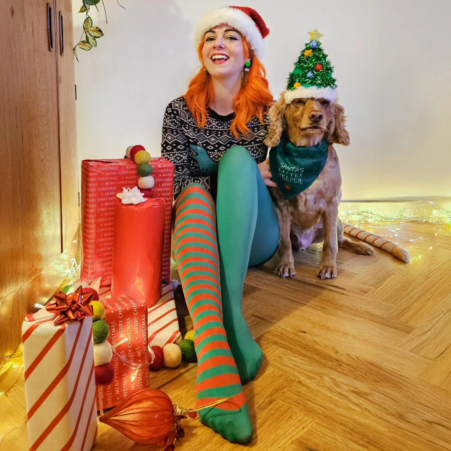 80 Denier Duo Tights - Elf - Image 3
