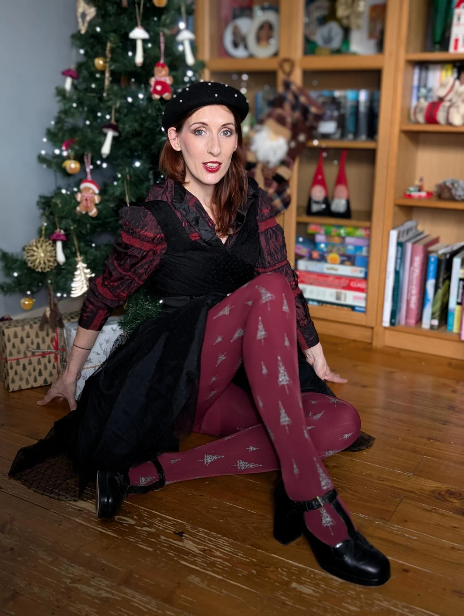 80 Denier Opaque Tights - Enchanted Forest - Image 12