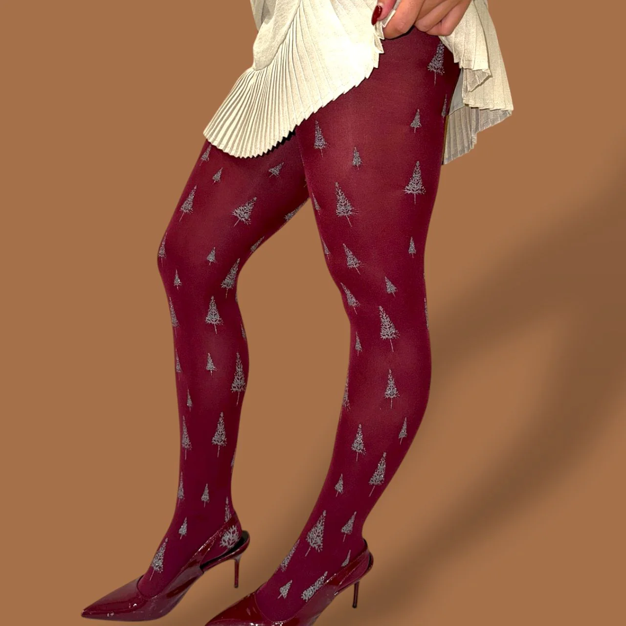 80 Denier Opaque Tights - Enchanted Forest - Image 7