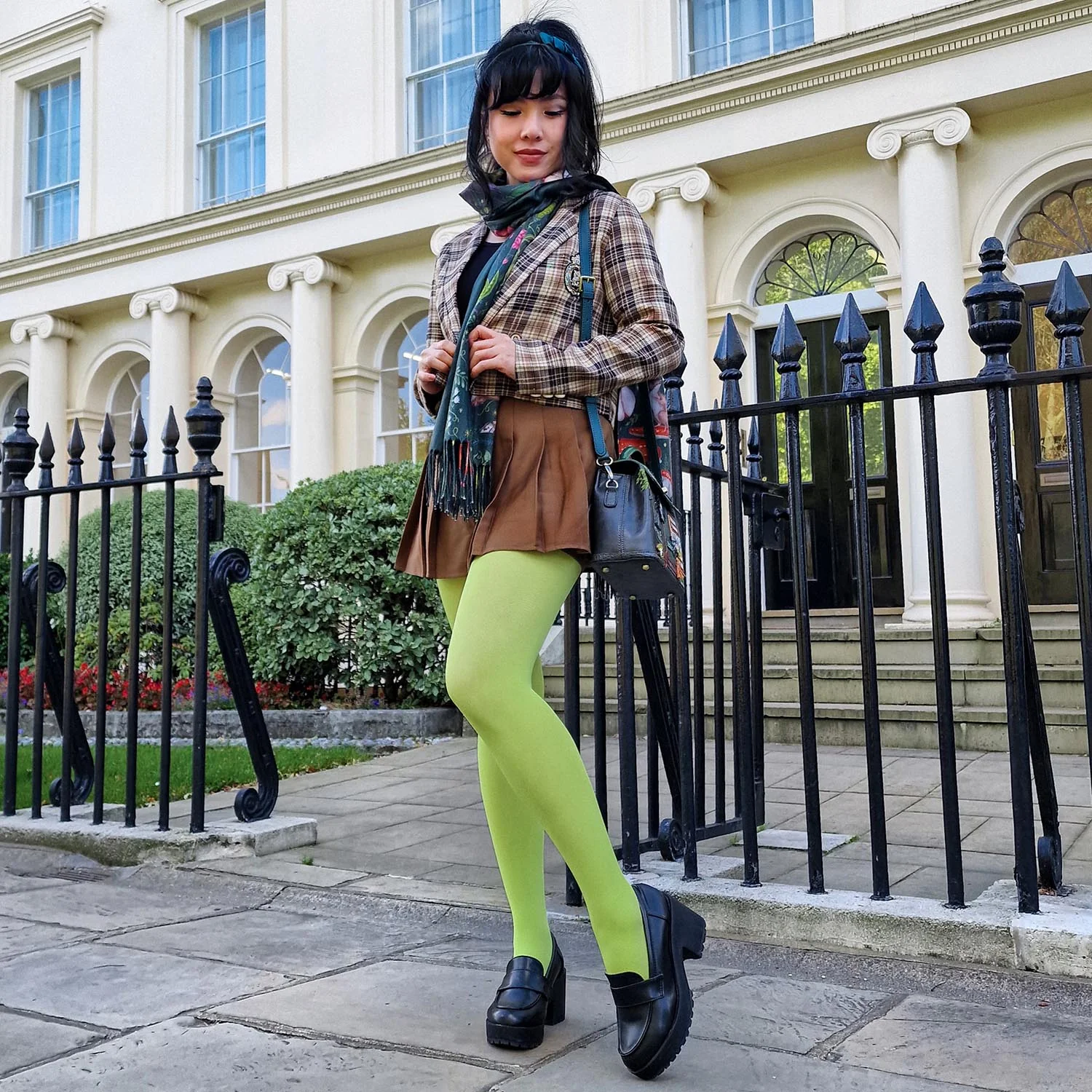 80 Denier Opaque Tights - Granny Smith - Image 16