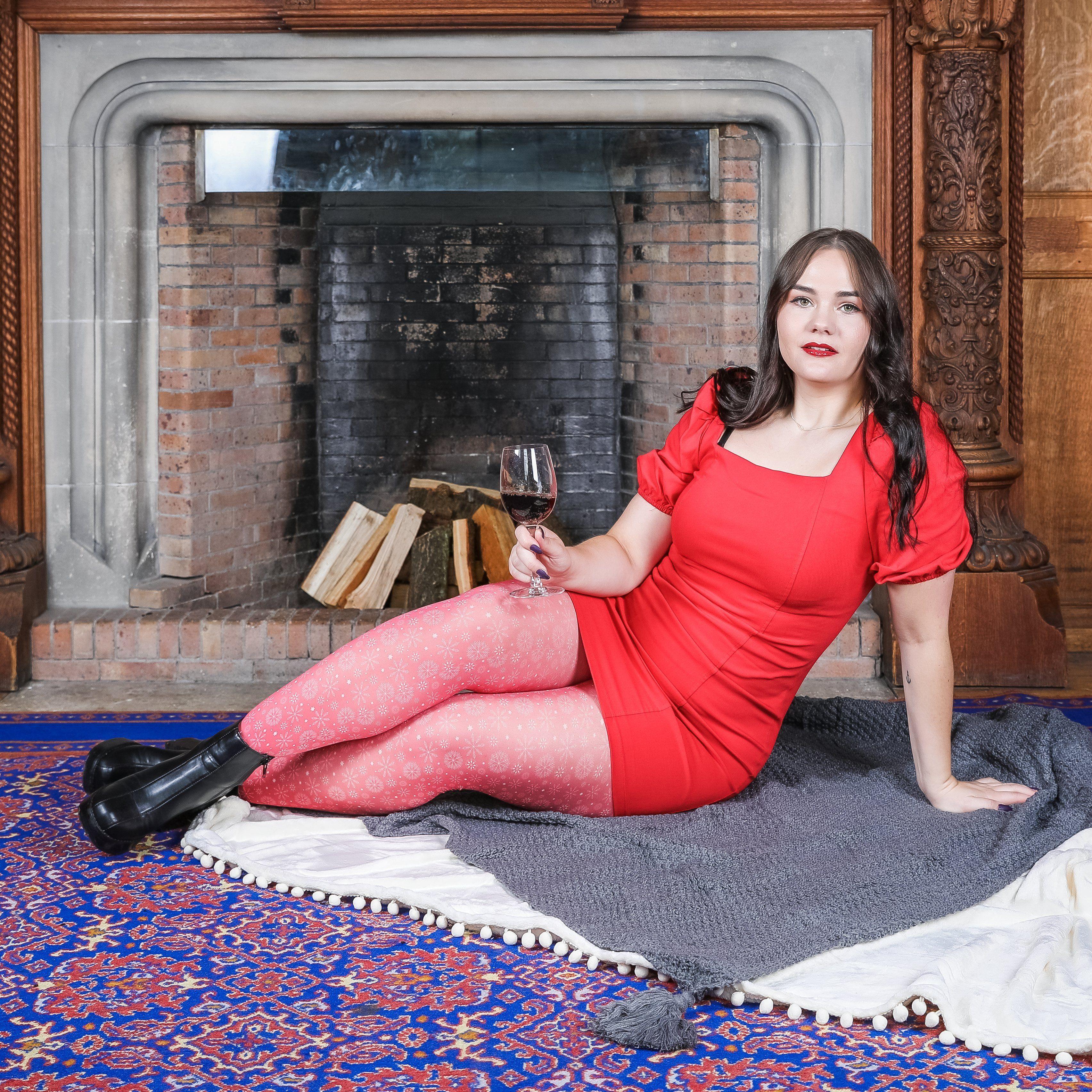 Pattern Tights - Up to Snow Good - Image 5