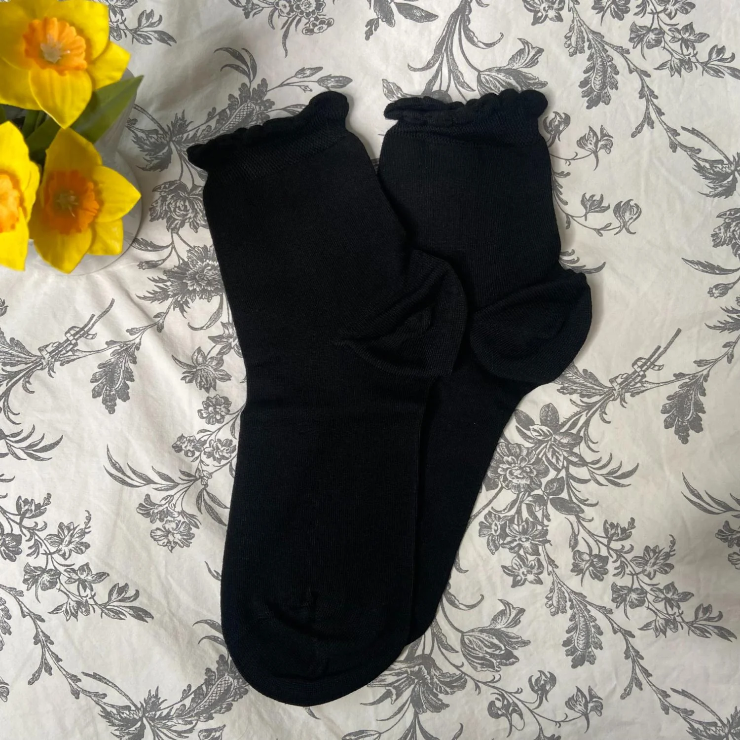 Ultimate Bamboo Ankle Socks - Black - Image 16