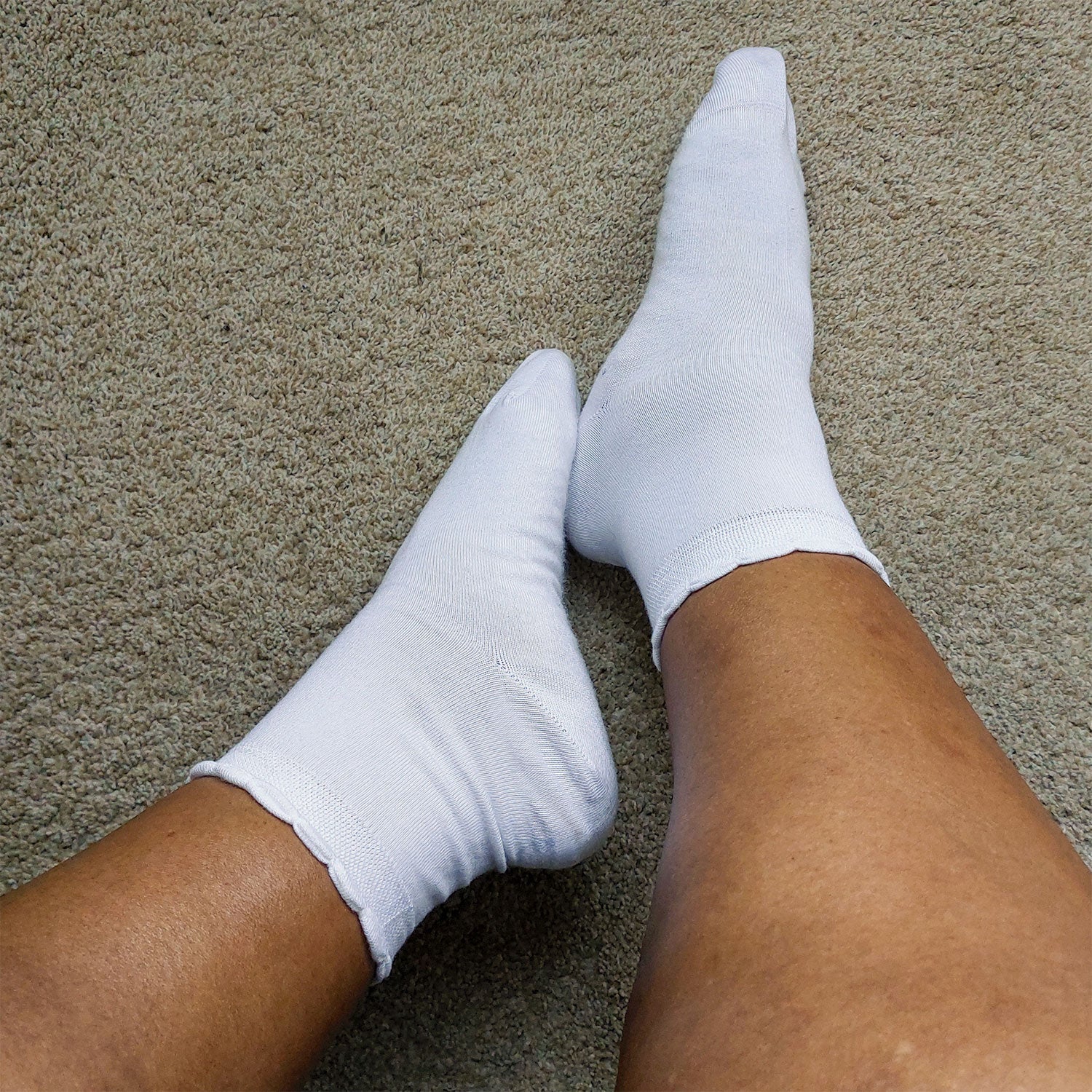 Ultimate Bamboo Ankle Socks - White - Image 2