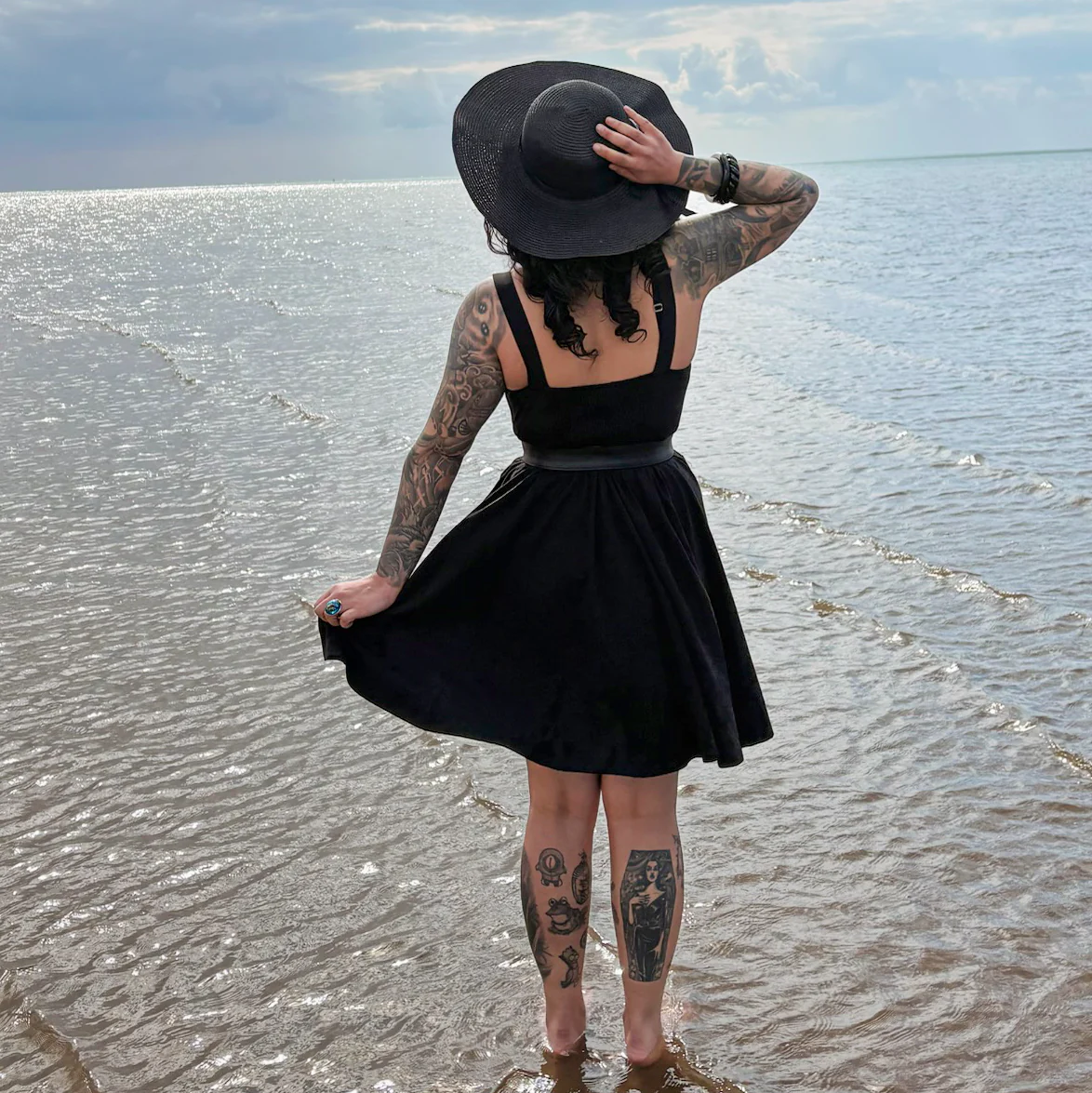 Audrey Dress - Black - Image 10
