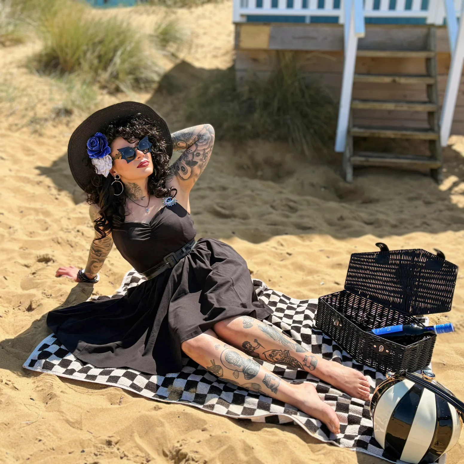 Audrey Dress - Black - Image 11