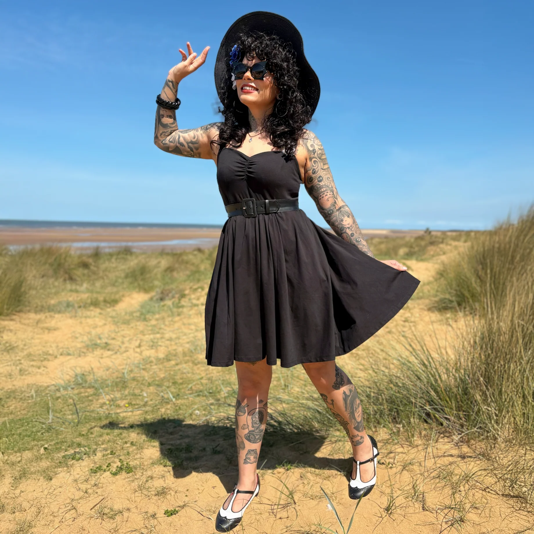 Audrey Dress - Black - Image 14