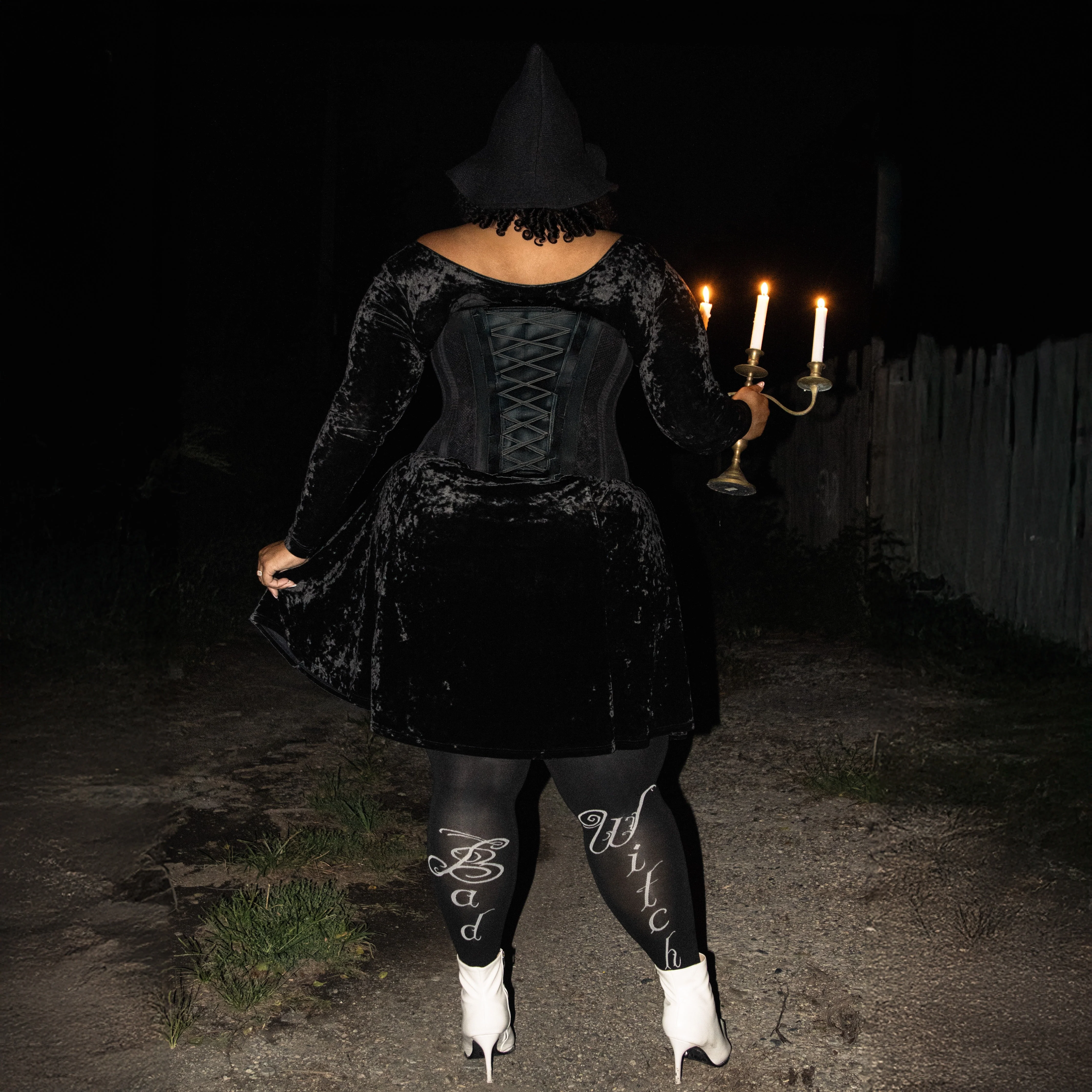 80 Denier Tights - Bad Witch - Image 3