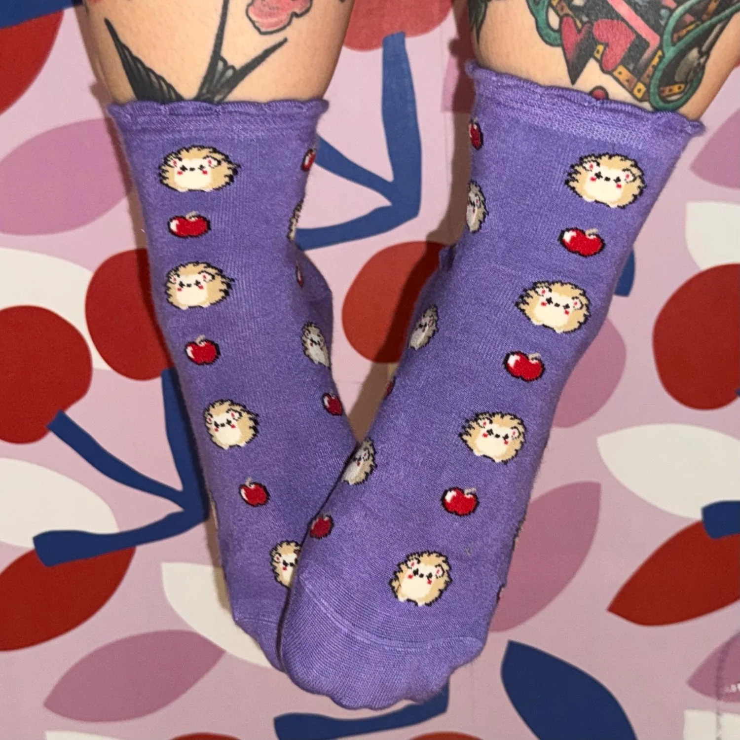 Ultimate Bamboo Ankle Socks - Hedge Hugs - Image 13