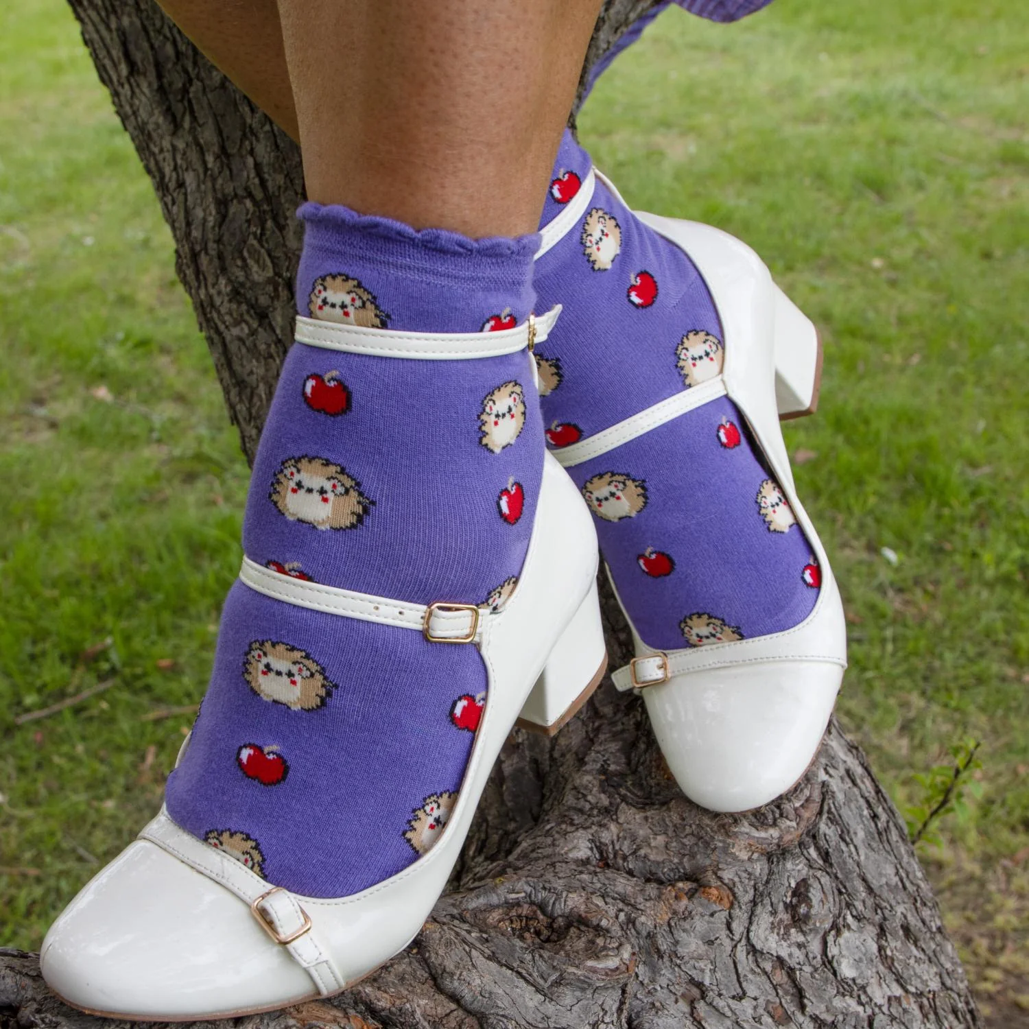 Ultimate Bamboo Ankle Socks - Hedge Hugs - Image 5