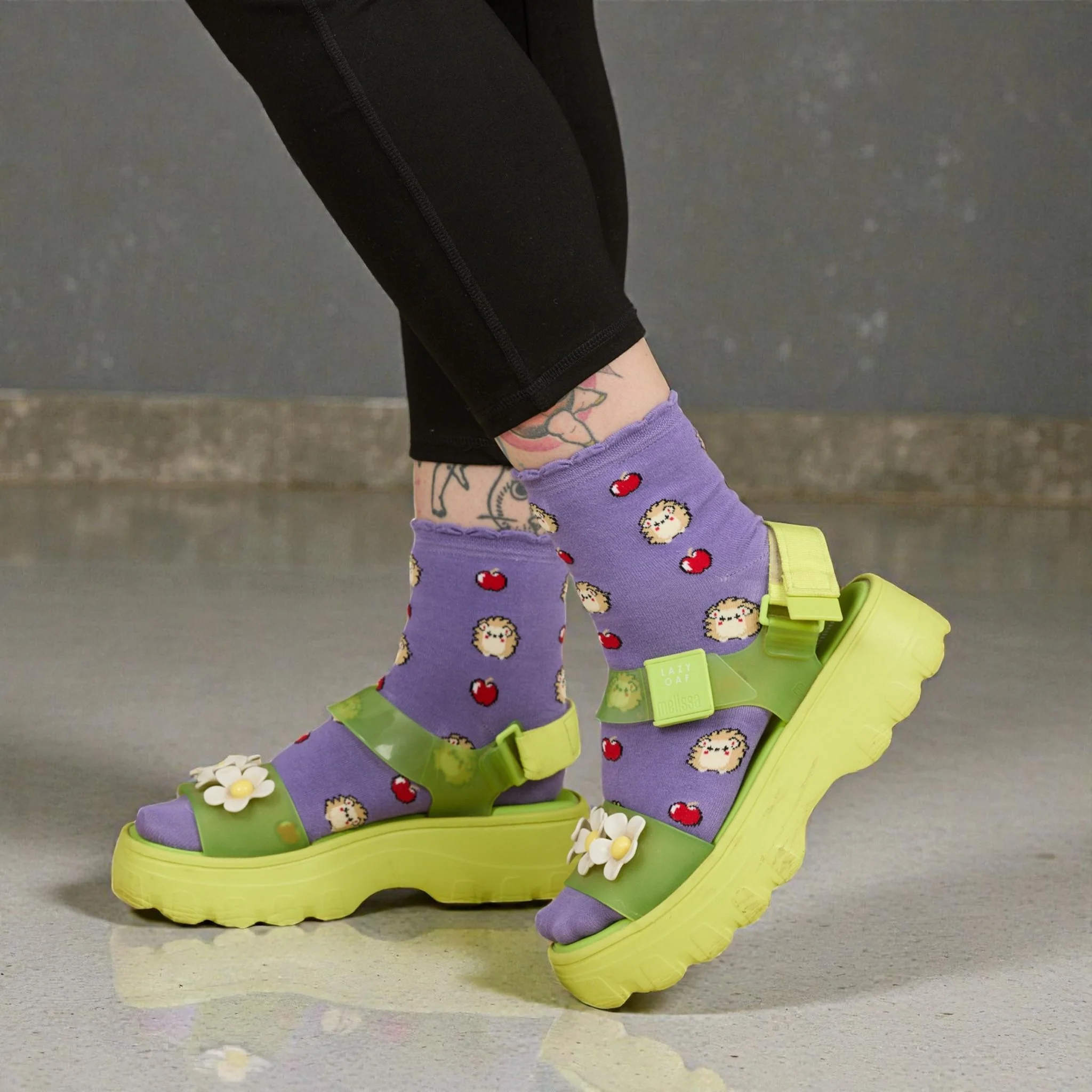Ultimate Bamboo Ankle Socks - Hedge Hugs - Image 6