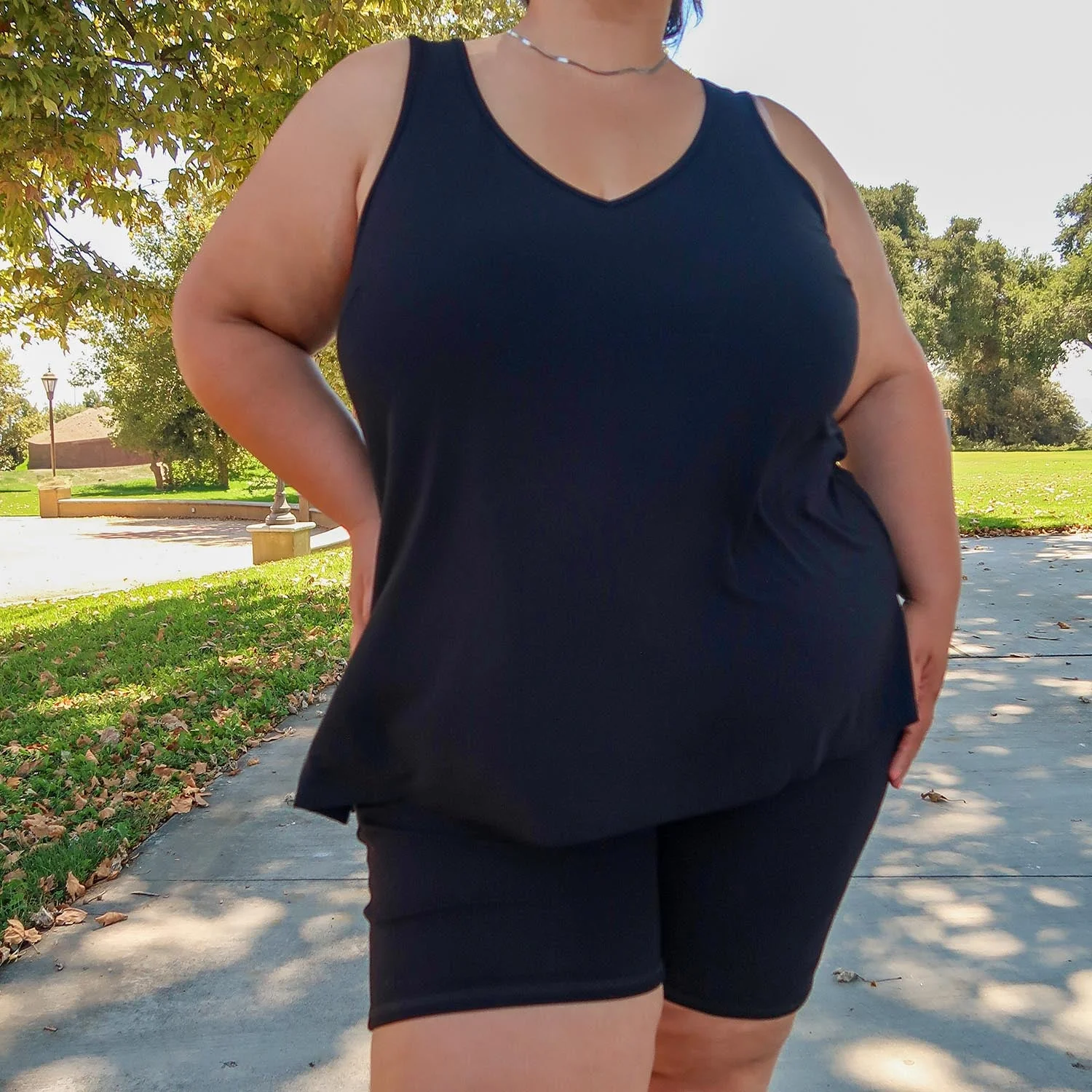 Bamboo Lounge Vest - Black - Image 4