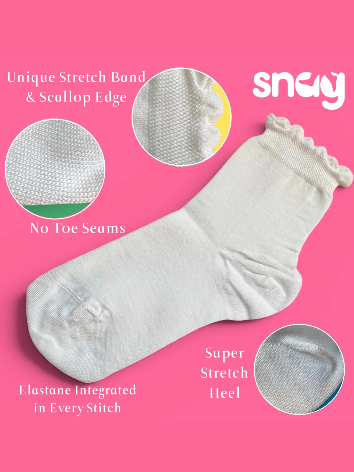 Ultimate Bamboo Ankle Socks - Happy Feet 4 Pairs Bundle - Image 12