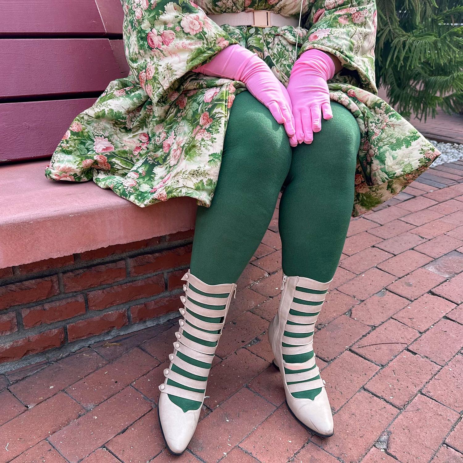 Bamboo Tights - Petit Pois - Image 8