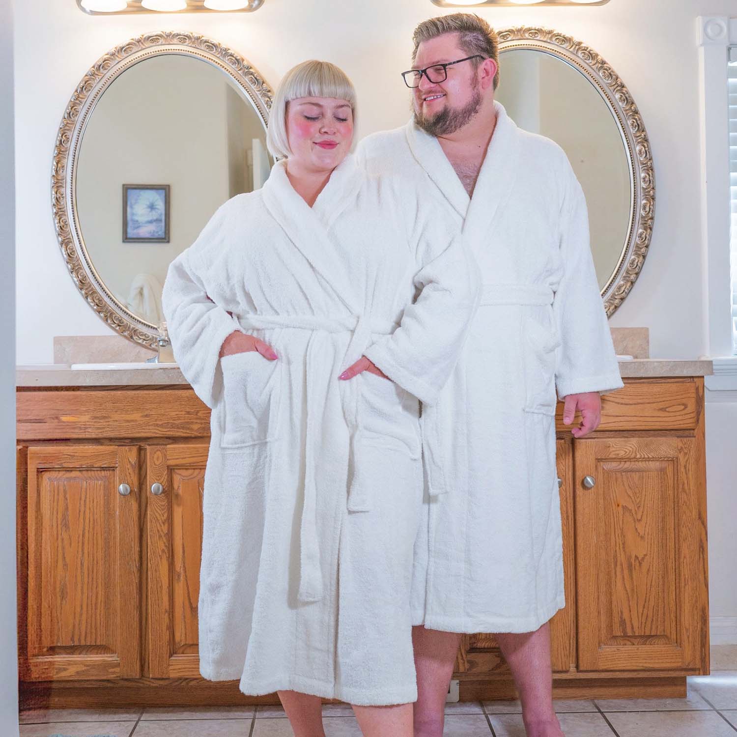 Floof Bath Robe - White - Image 10