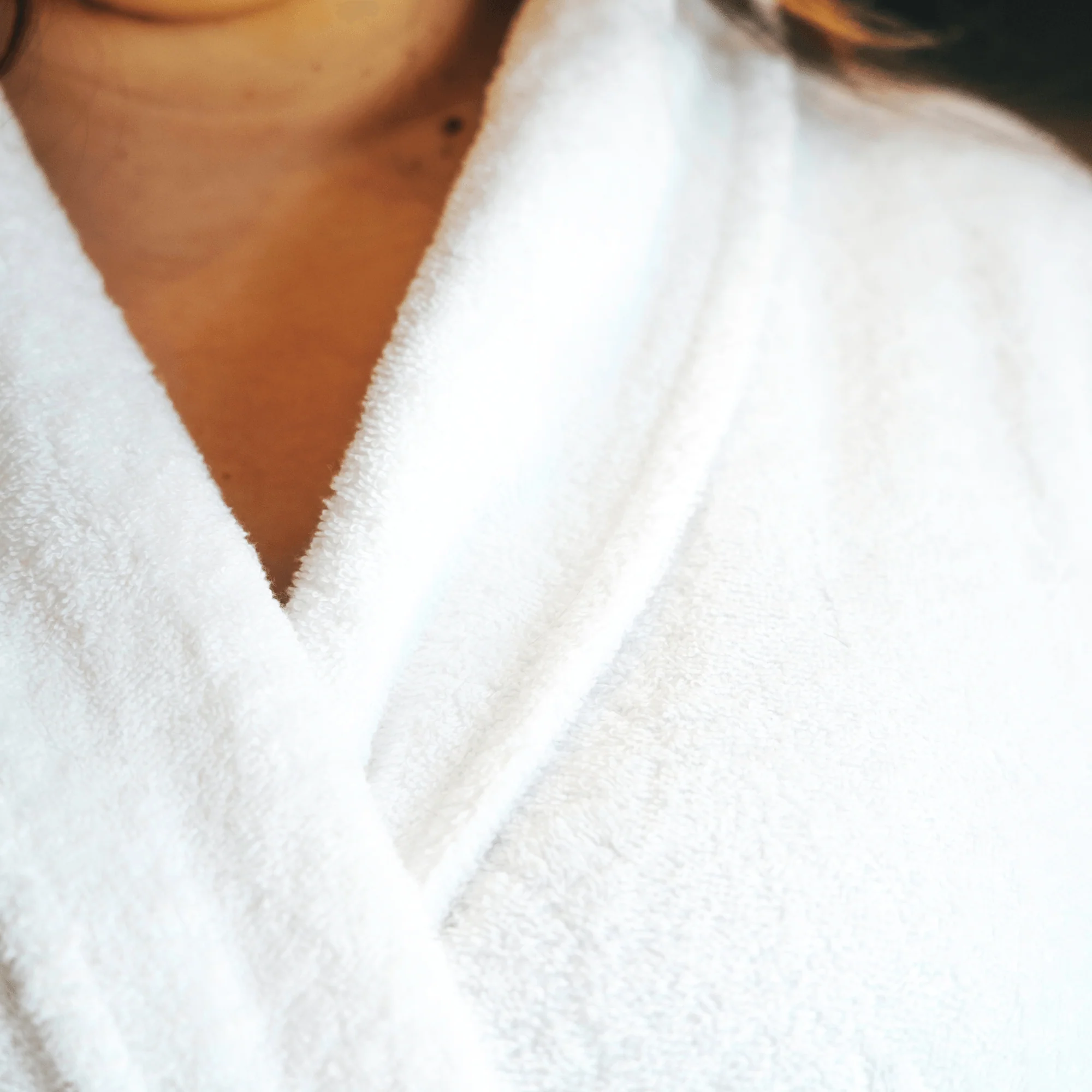 Floof Bath Robe - White - Image 7